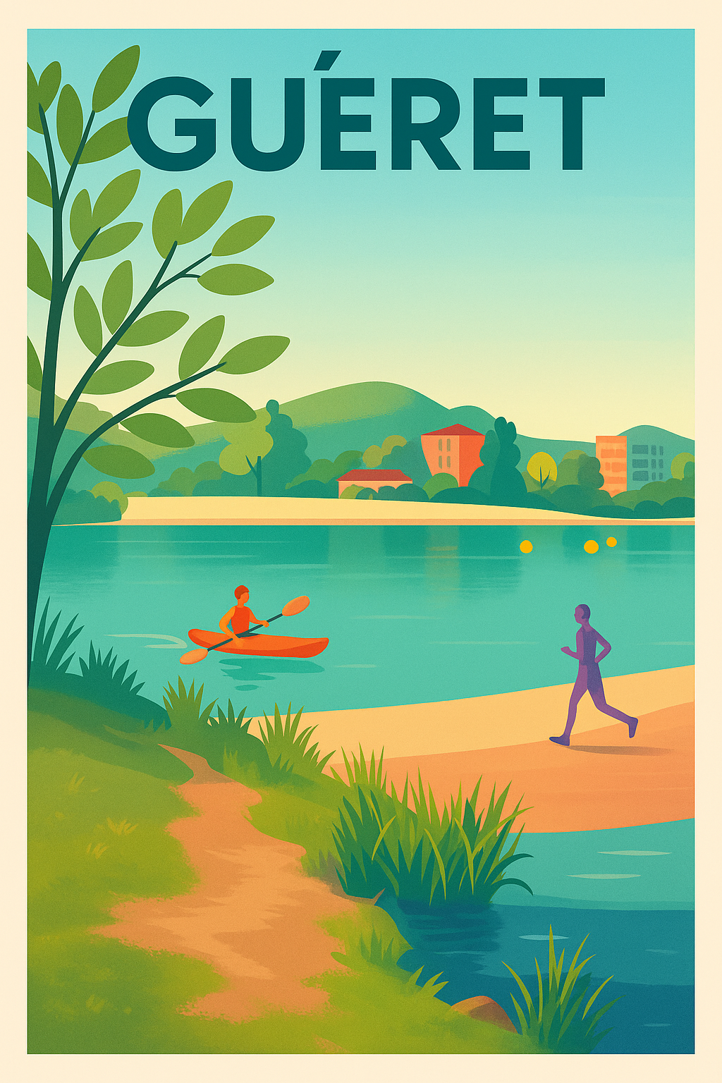 Affiche de Guéret - Échappée Belle au Bord de l'Eau