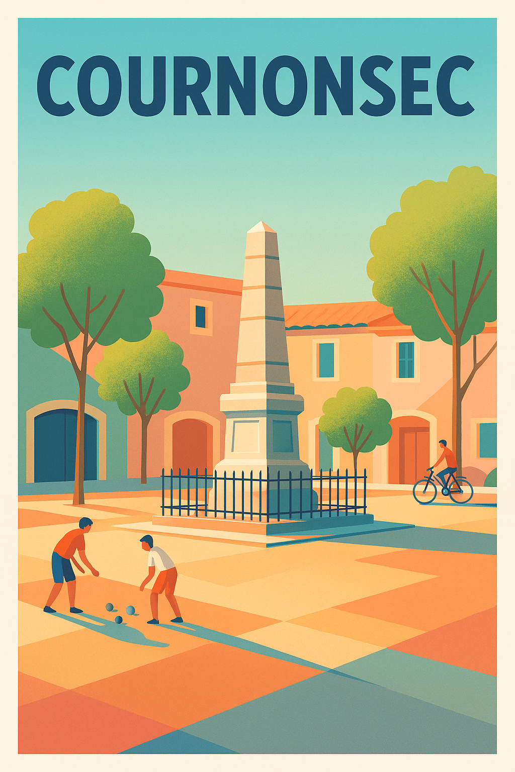 Affiche de Cournonsec - Charme et convivialité en Provence