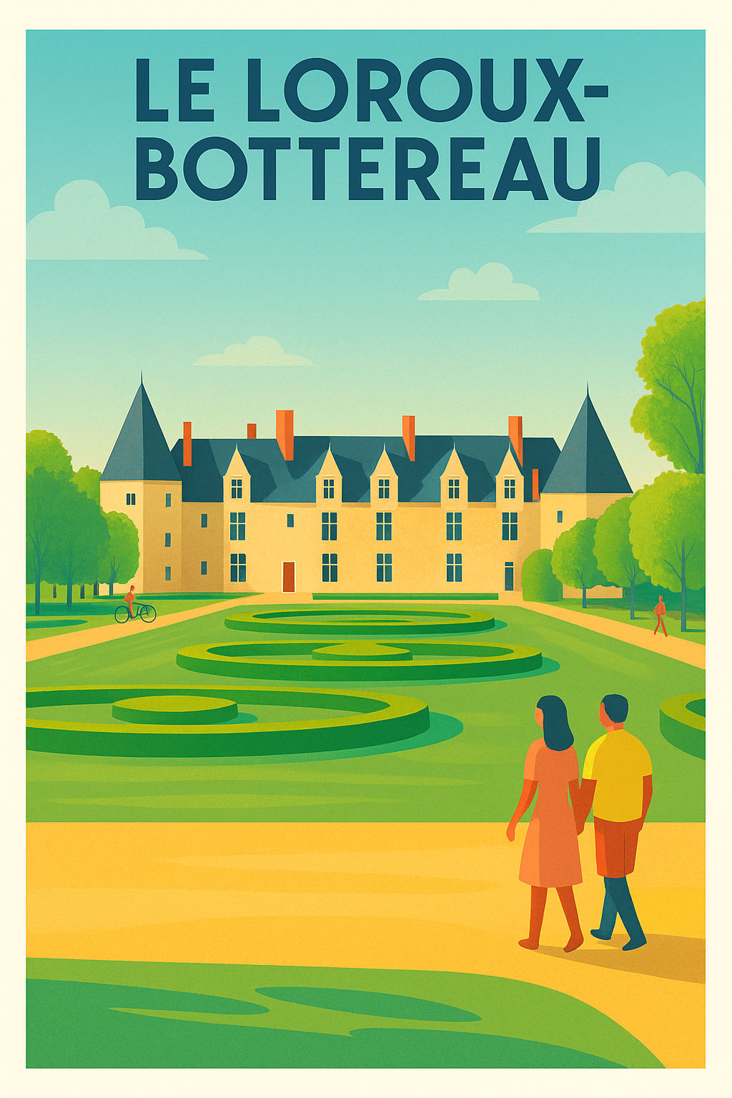 Affiche de Le Loroux-Bottereau - Escapade au Château et jardins à la française