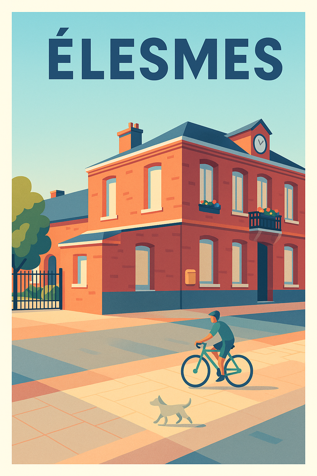 Affiche de Élesmes - L'authenticité d'un coin paisible