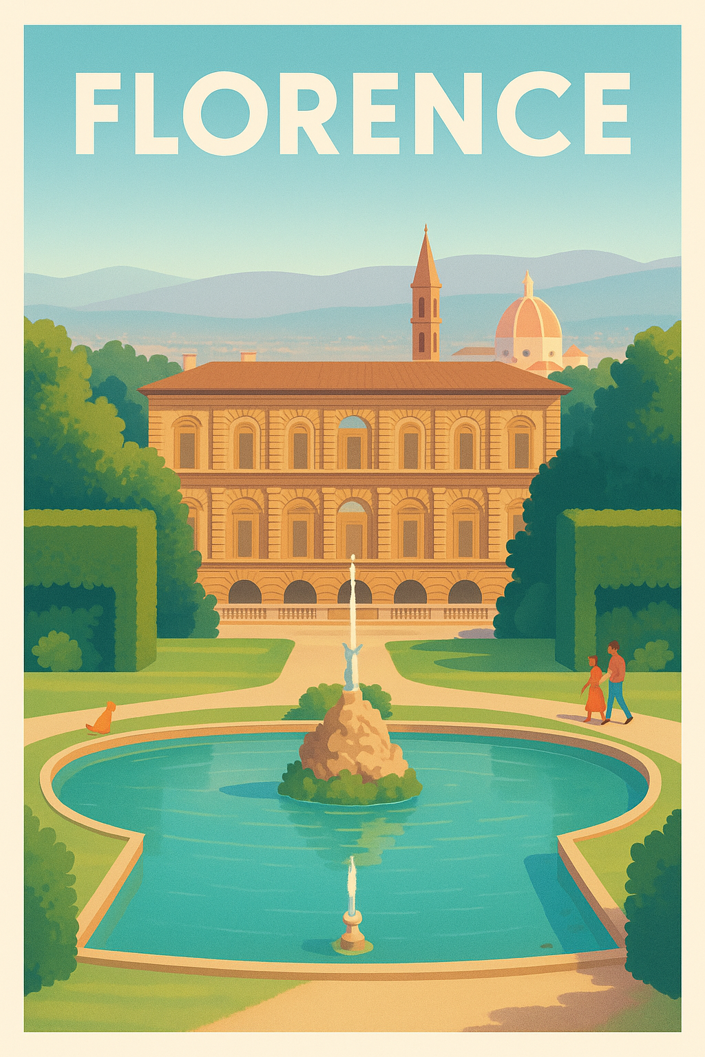 Affiche de Florence - Tranquillité Renaissance au Jardin