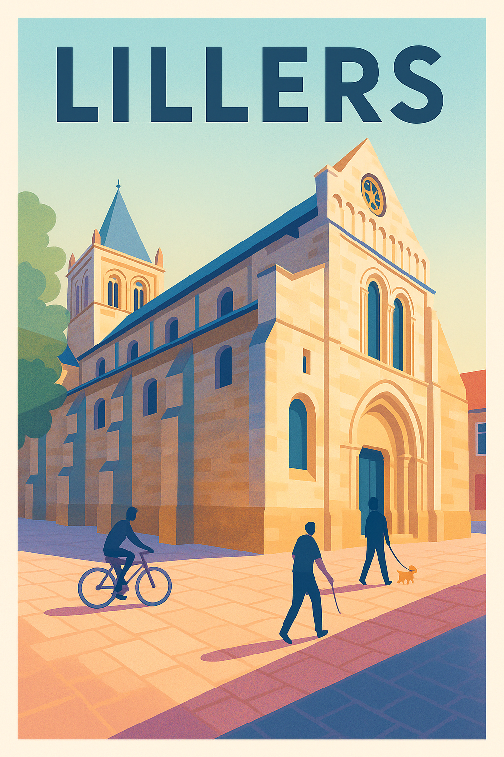 Affiche de Lillers - Lumières et vie paisible au cœur de la ville