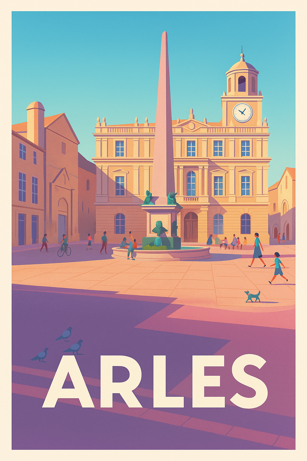Affiche Arles - Charme et lumière du cœur historique