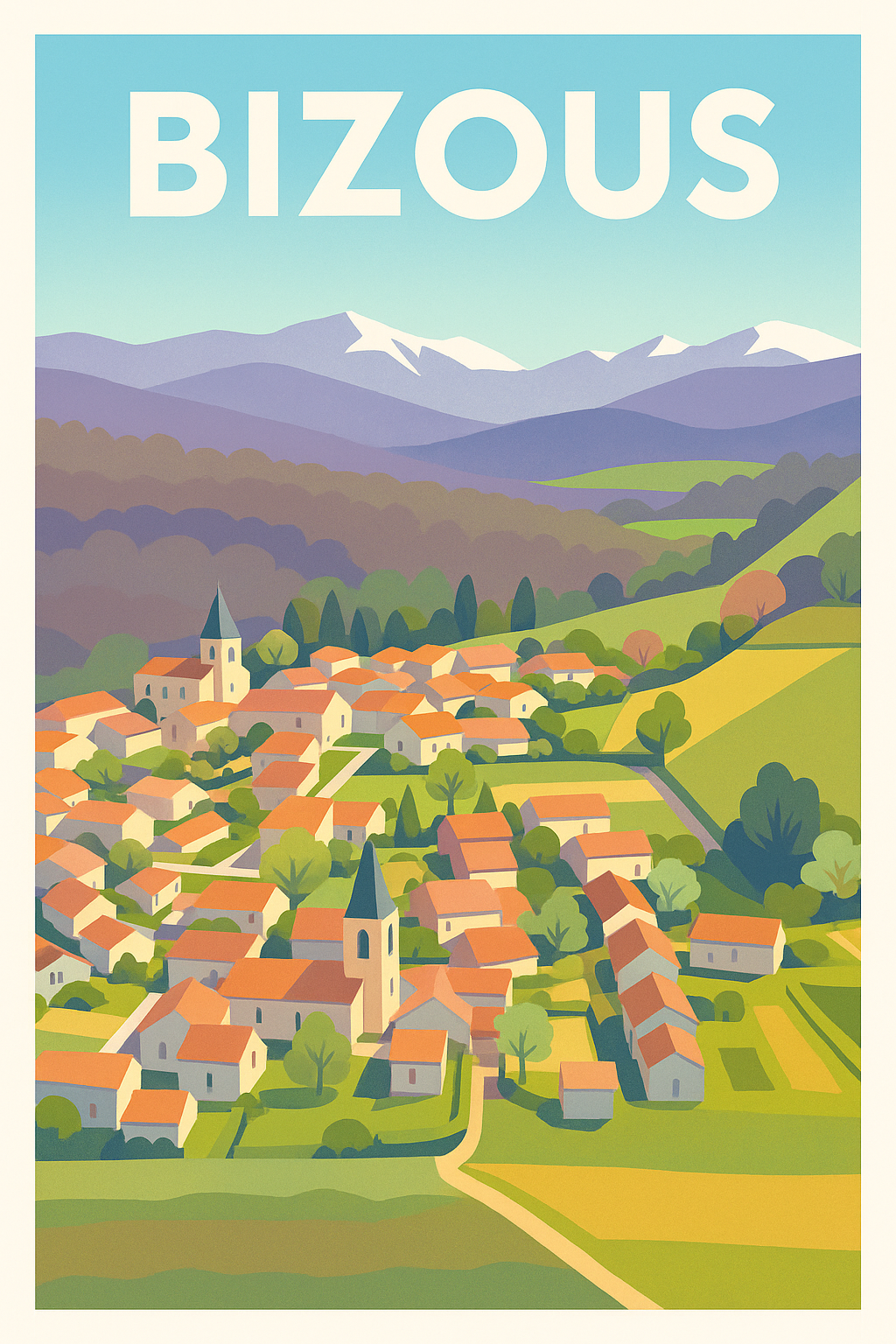 Affiche de Bizous - Charme et Sérénité Campagnarde