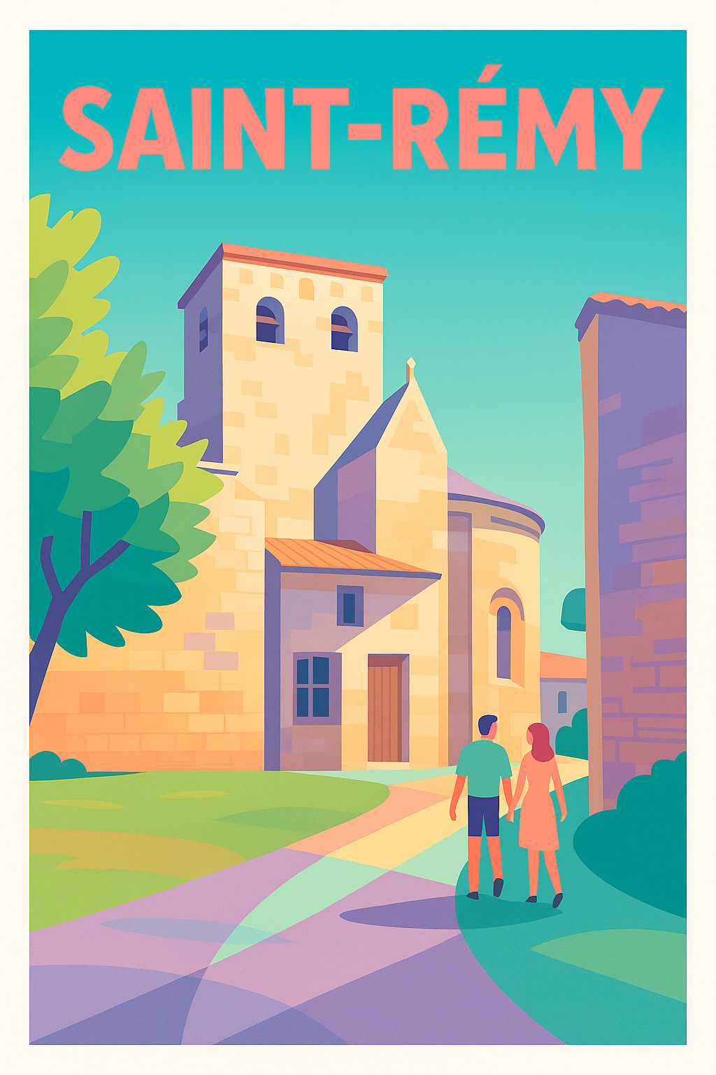 Affiche de Saint-Rémy - Promenade romantique au cœur de l'histoire