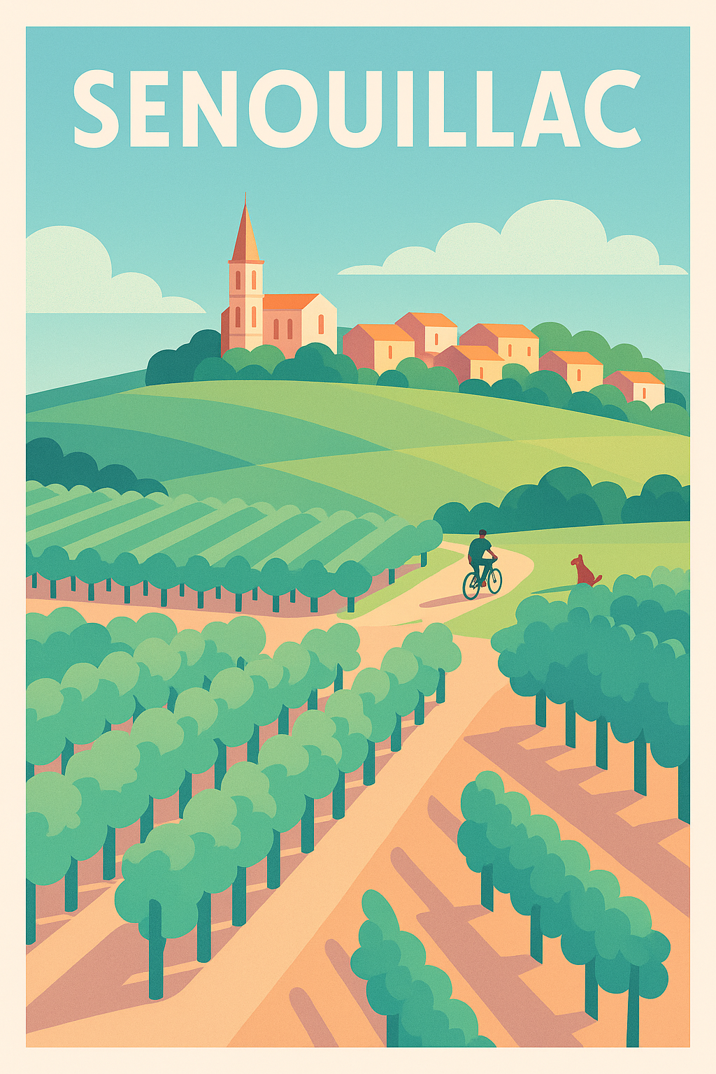 Affiche de Senouillac - Charme et nature en harmonie