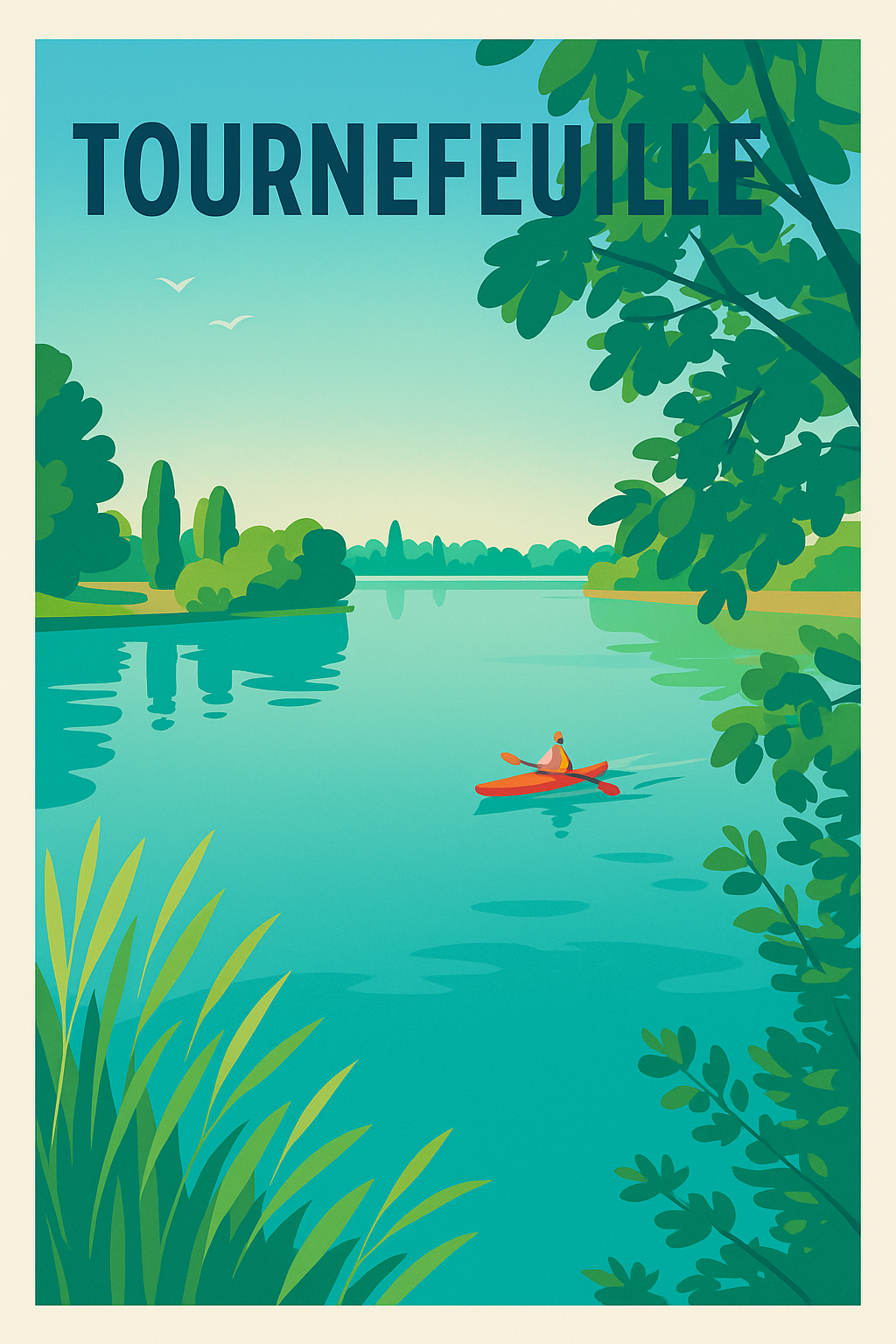 Affiche de Tournefeuille - Évasion au fil de l'eau