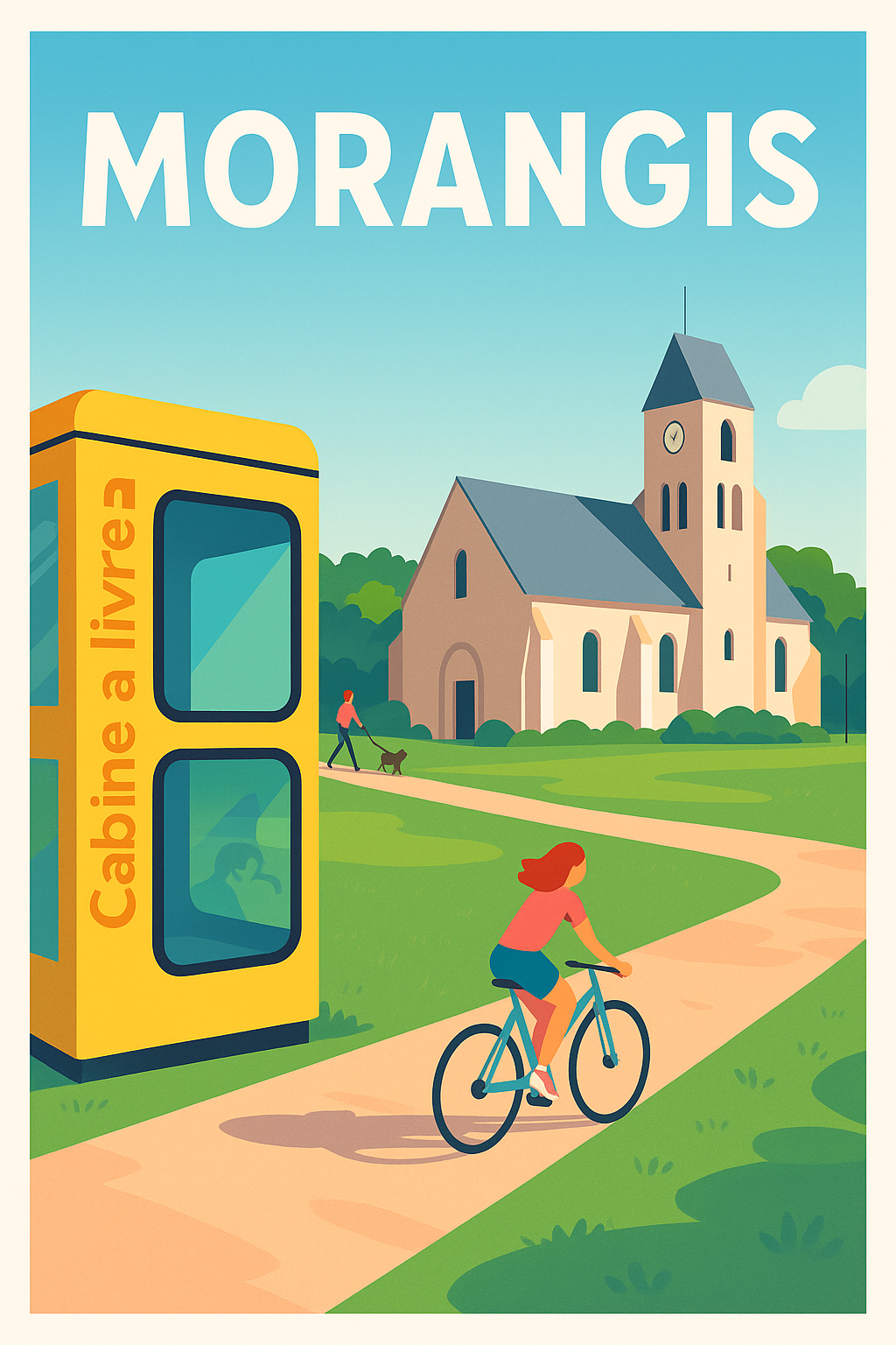 Affiche de Morangis - L'élégance tranquille au cœur du parc