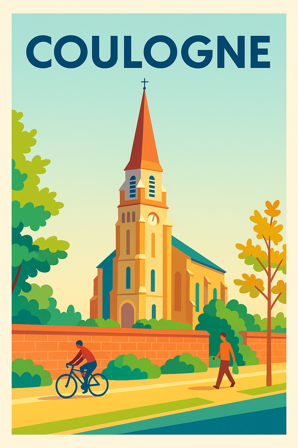 Affiche de Coulogne - Charme et Sérénité au Cœur de la Ville