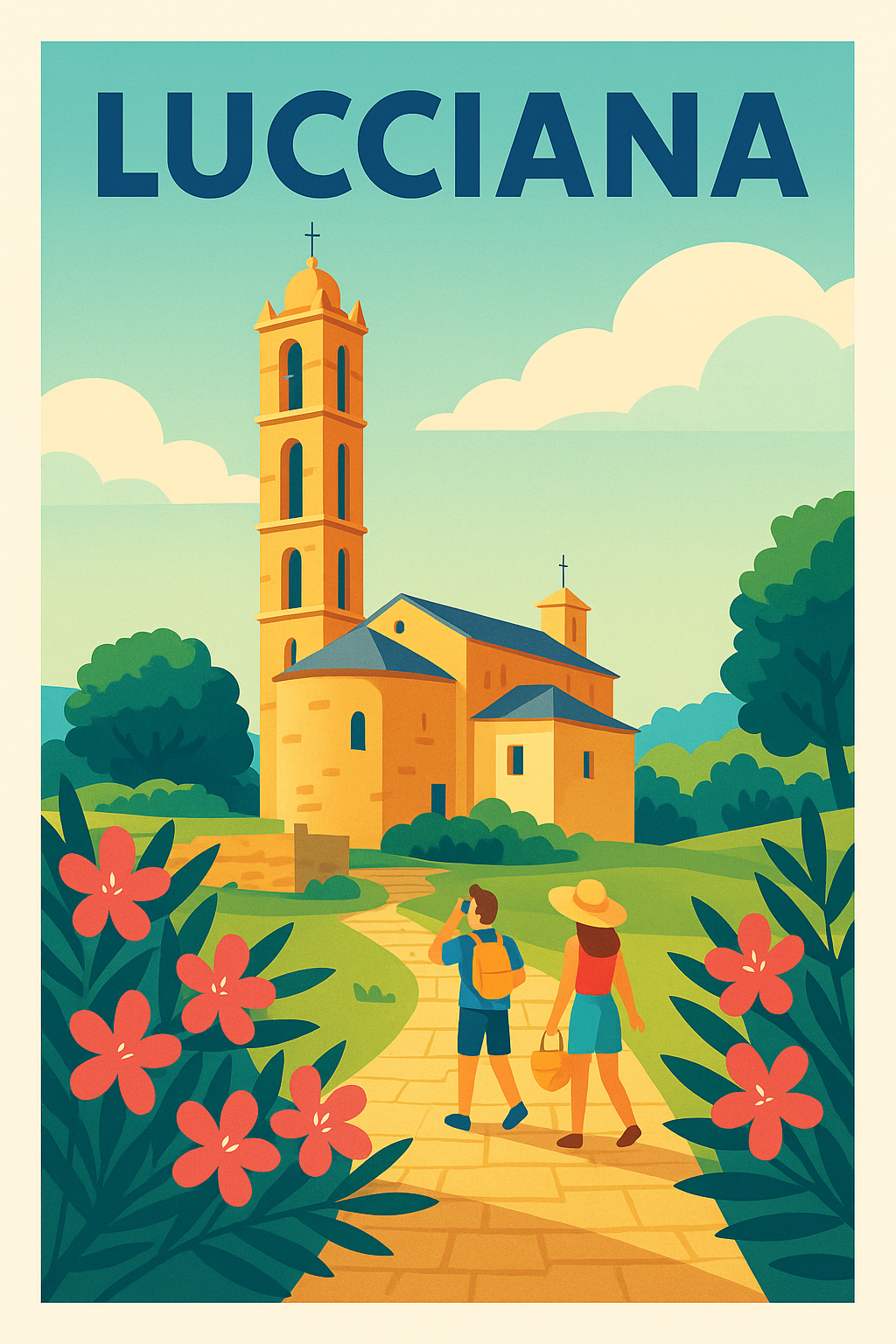 Affiche de Lucciana - Escapade paisible au cœur de la Corse