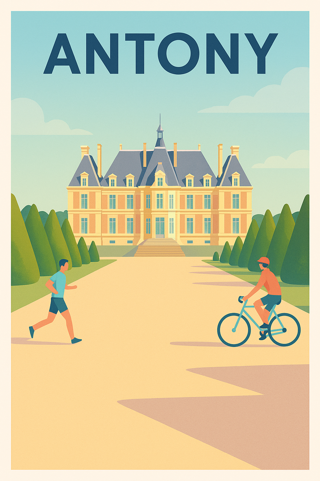 Affiche de Antony - Évasion et détente au parc du Château