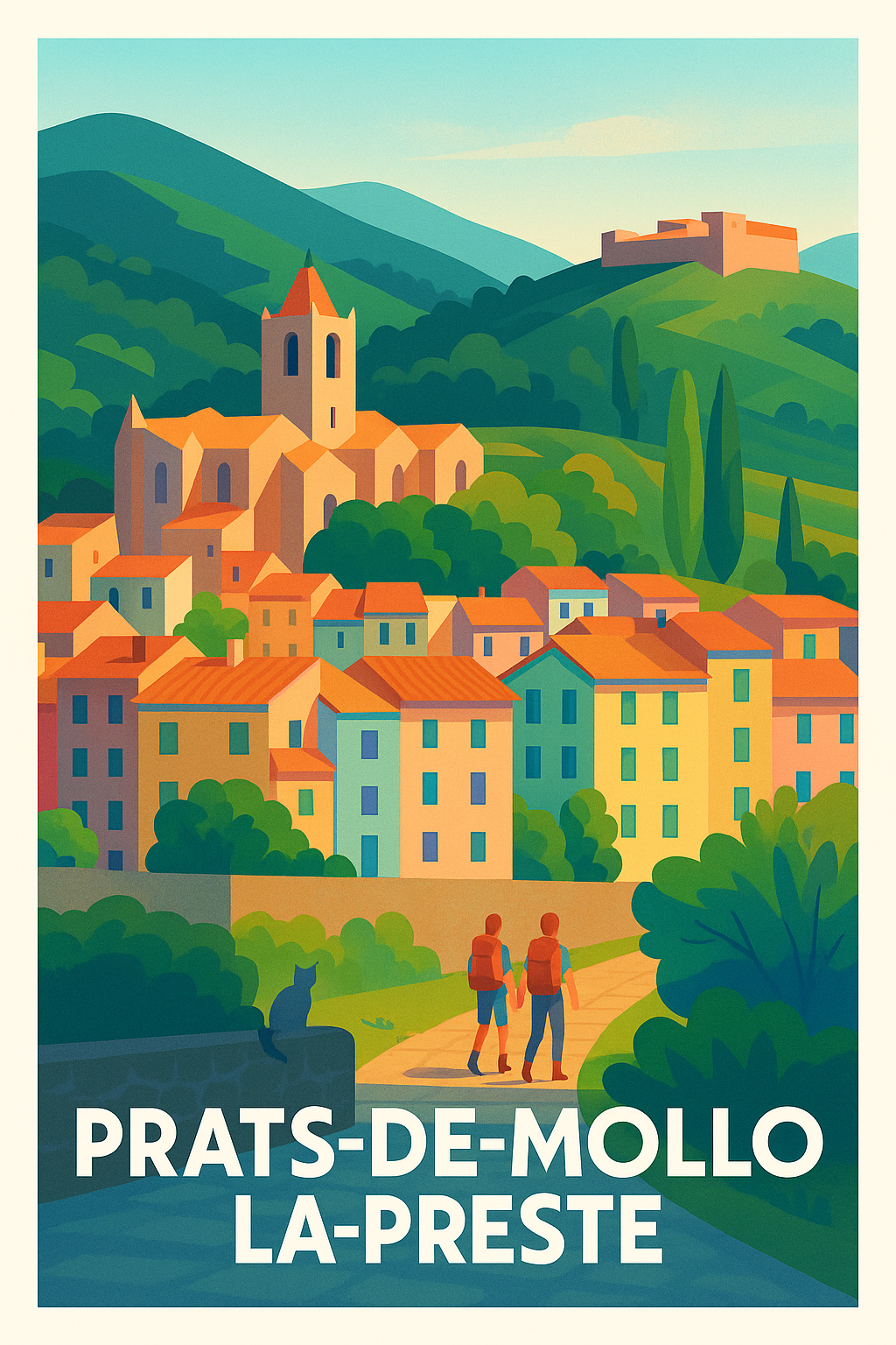 Affiche de Prats-de-Mollo-la-Preste - Escapade colorée au cœur des montagnes