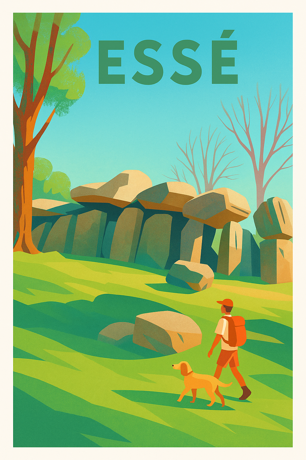 Affiche de Essé - Promenade au cœur des dolmens