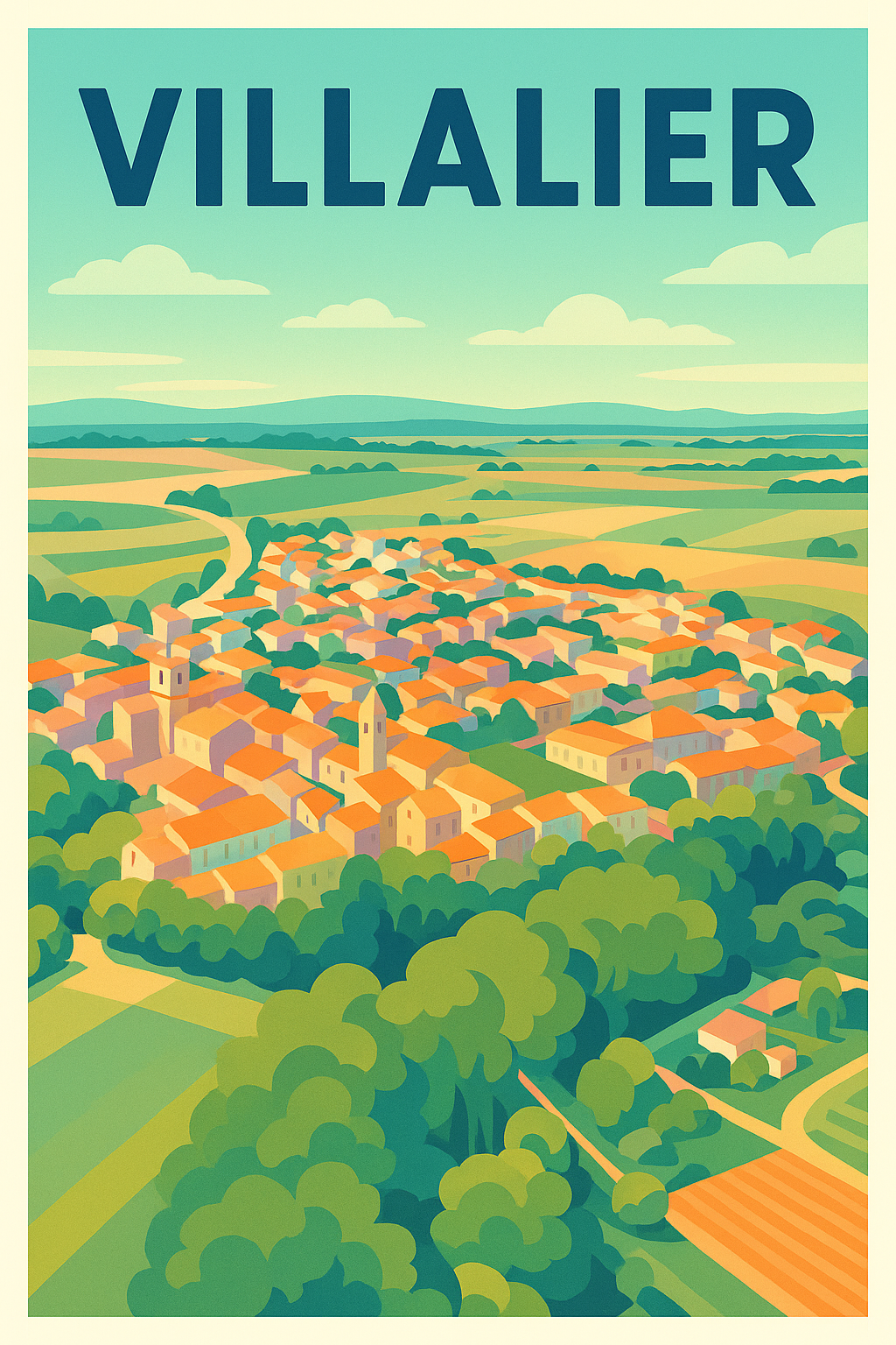 Affiche de Villalier - L'envolée bucolique au cœur de l'Aude