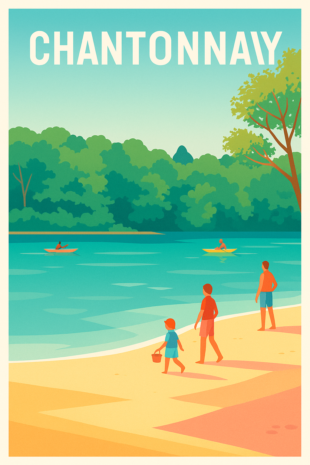 Affiche de Chantonnay - Escapade nature et douceur au bord de l'eau