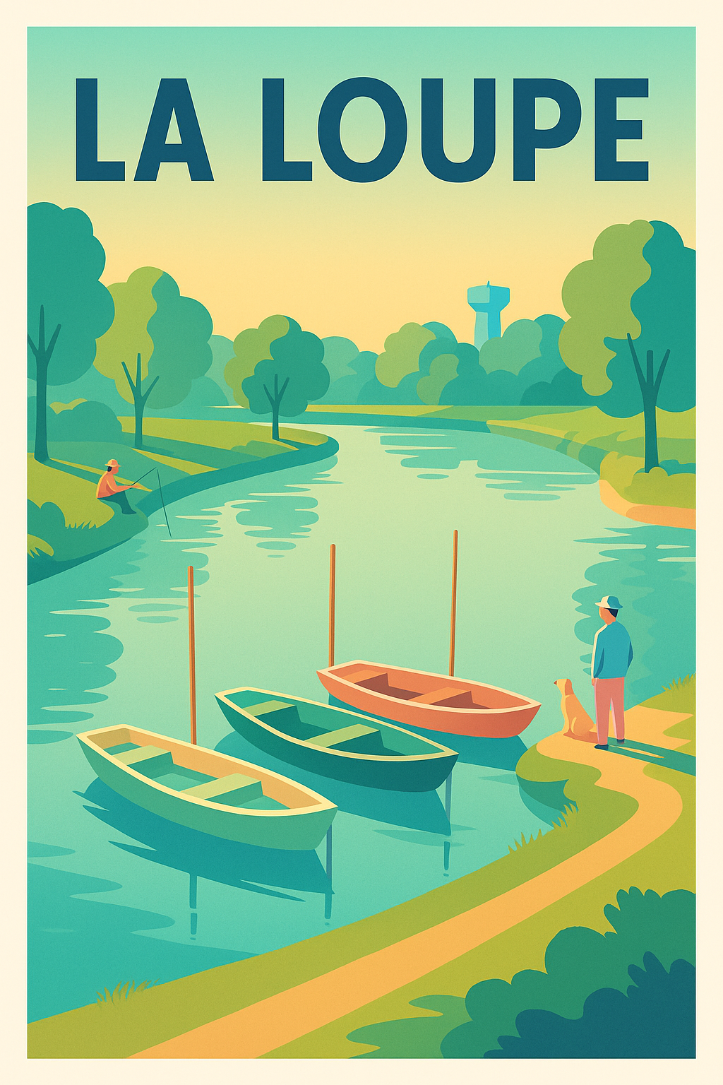 Affiche de La Loupe - Escapade paisible au fil de l'eau