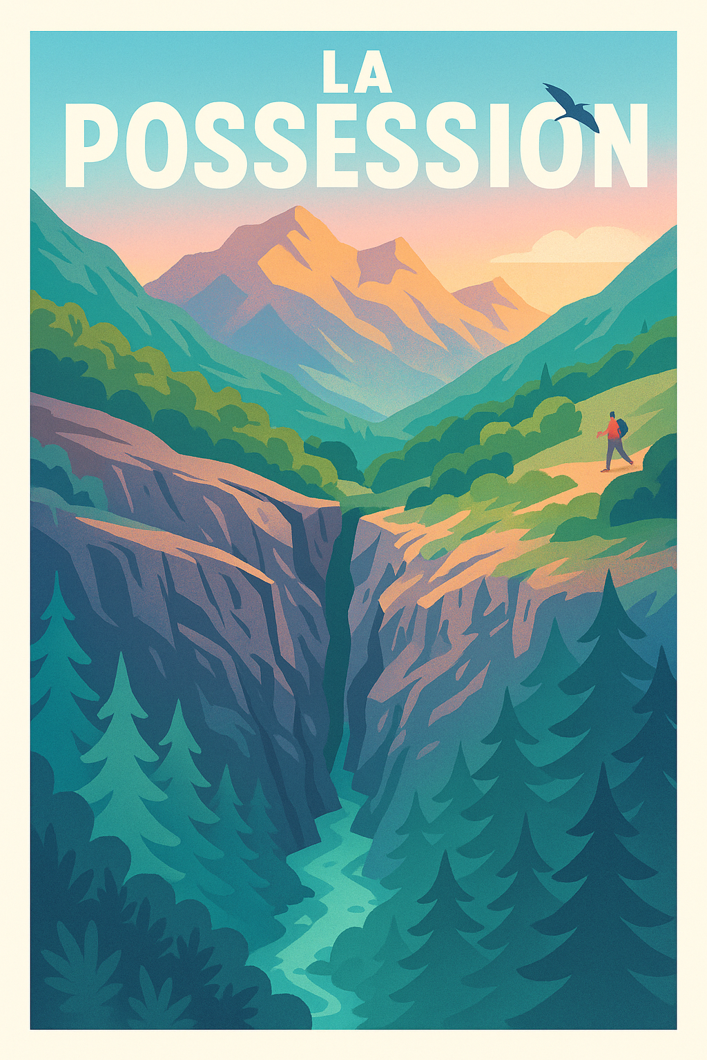 Affiche La Possession — Évasion au cœur des montagnes · poster d'art de La Possession