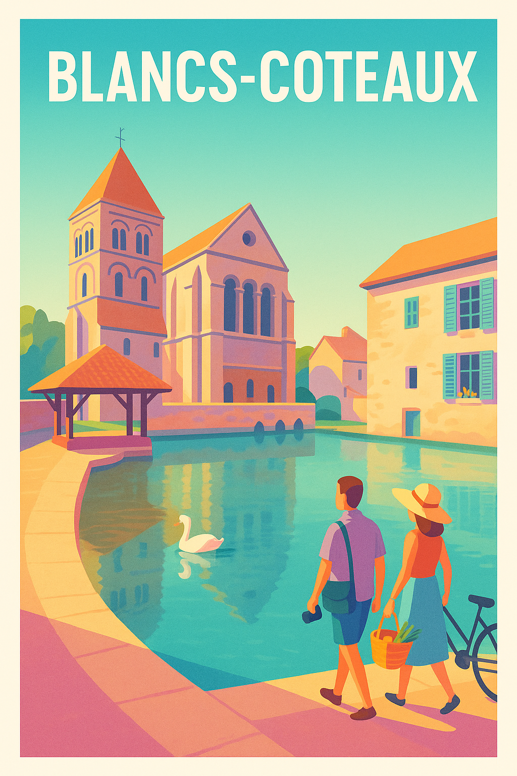 Affiche de Blancs-Coteaux - Charme et sérénité au fil de l'eau