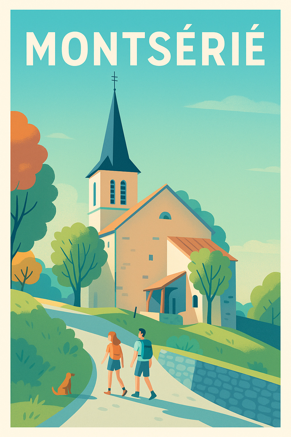 Affiche de Montsérié - Promenade bucolique au cœur du village