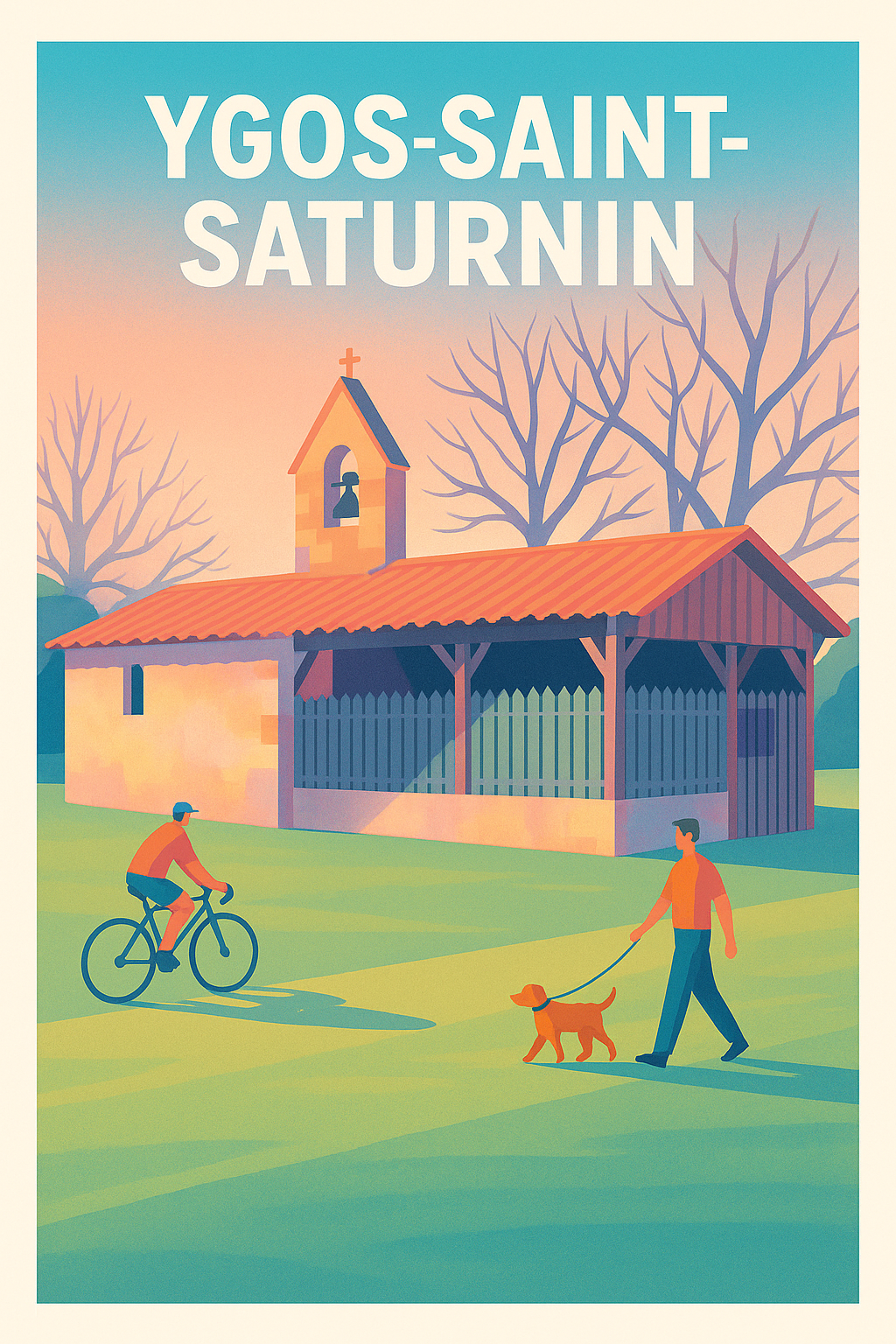 Affiche de Ygos-Saint-Saturnin - Charme paisible au cœur du village