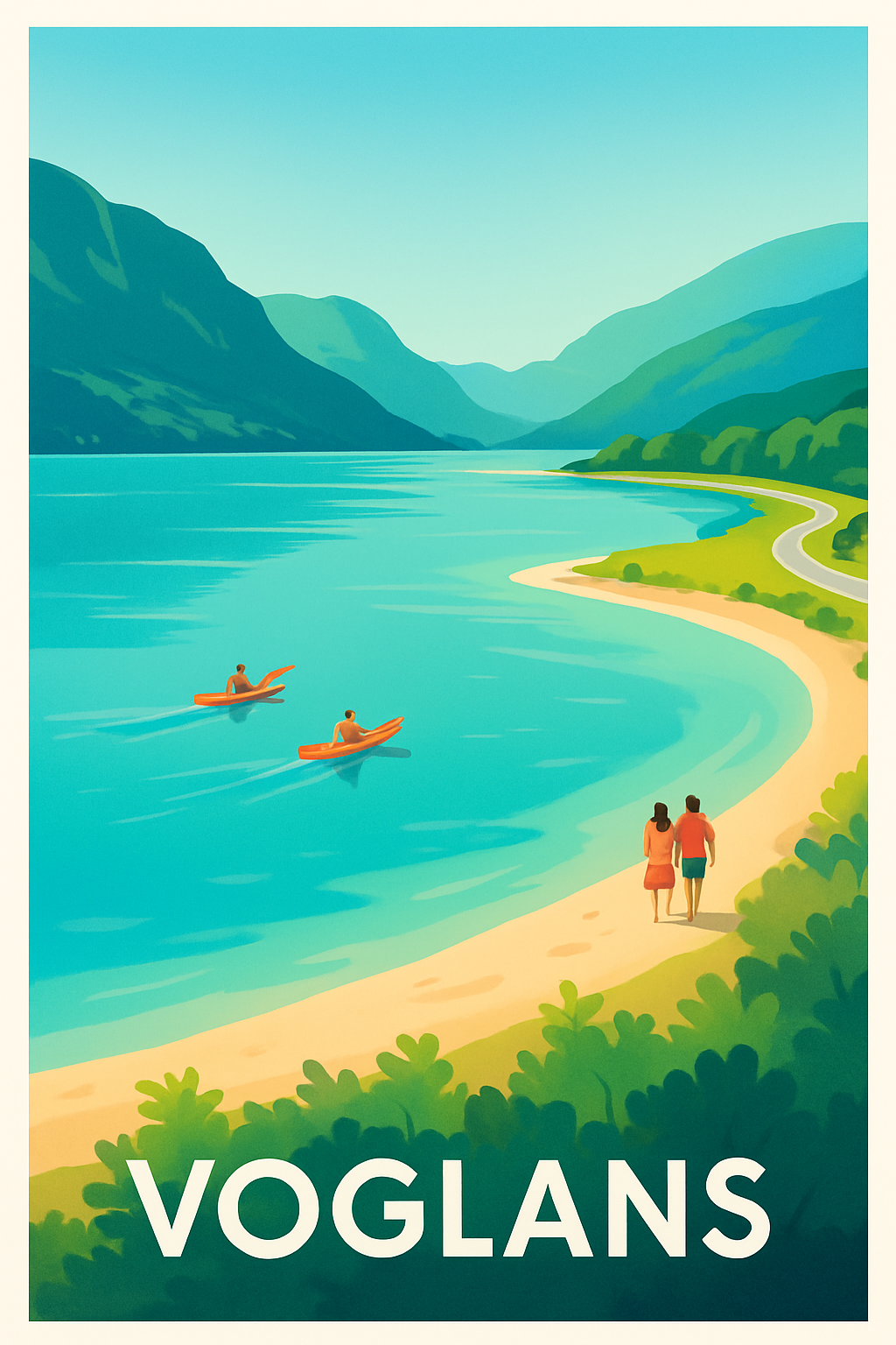 Affiche de Voglans - Évasion au bord du lac