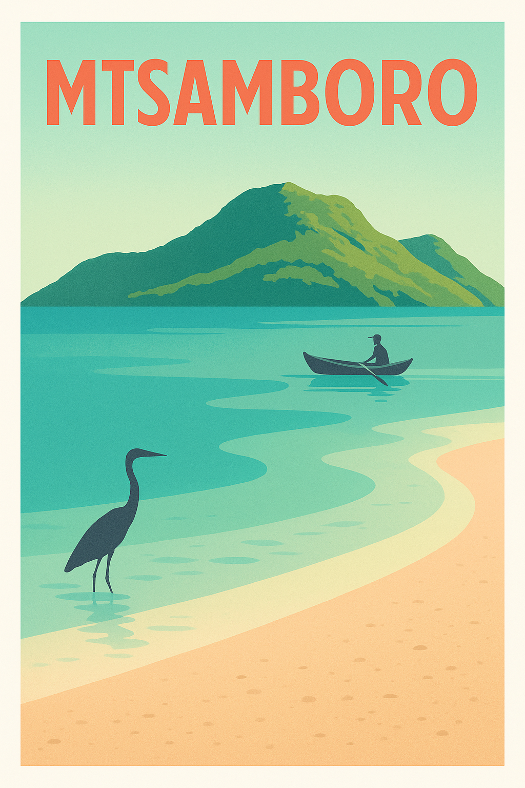 Affiche de Mtsamboro - Sérénité au bord de l'eau