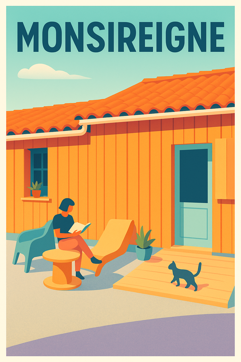 Affiche de Monsireigne - Ambiance paisible au soleil