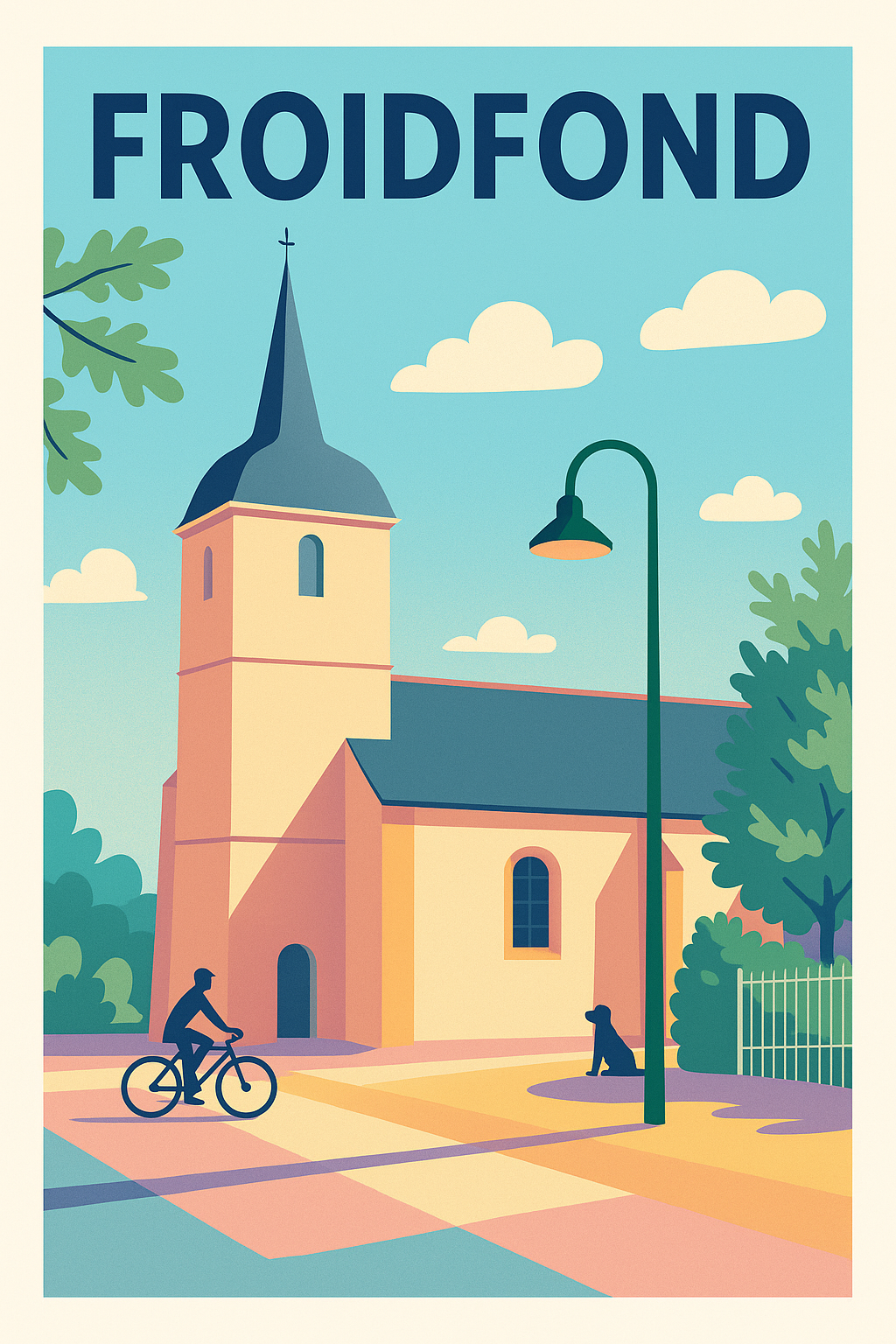 Affiche de Froidfond - Une balade paisible au cœur du village