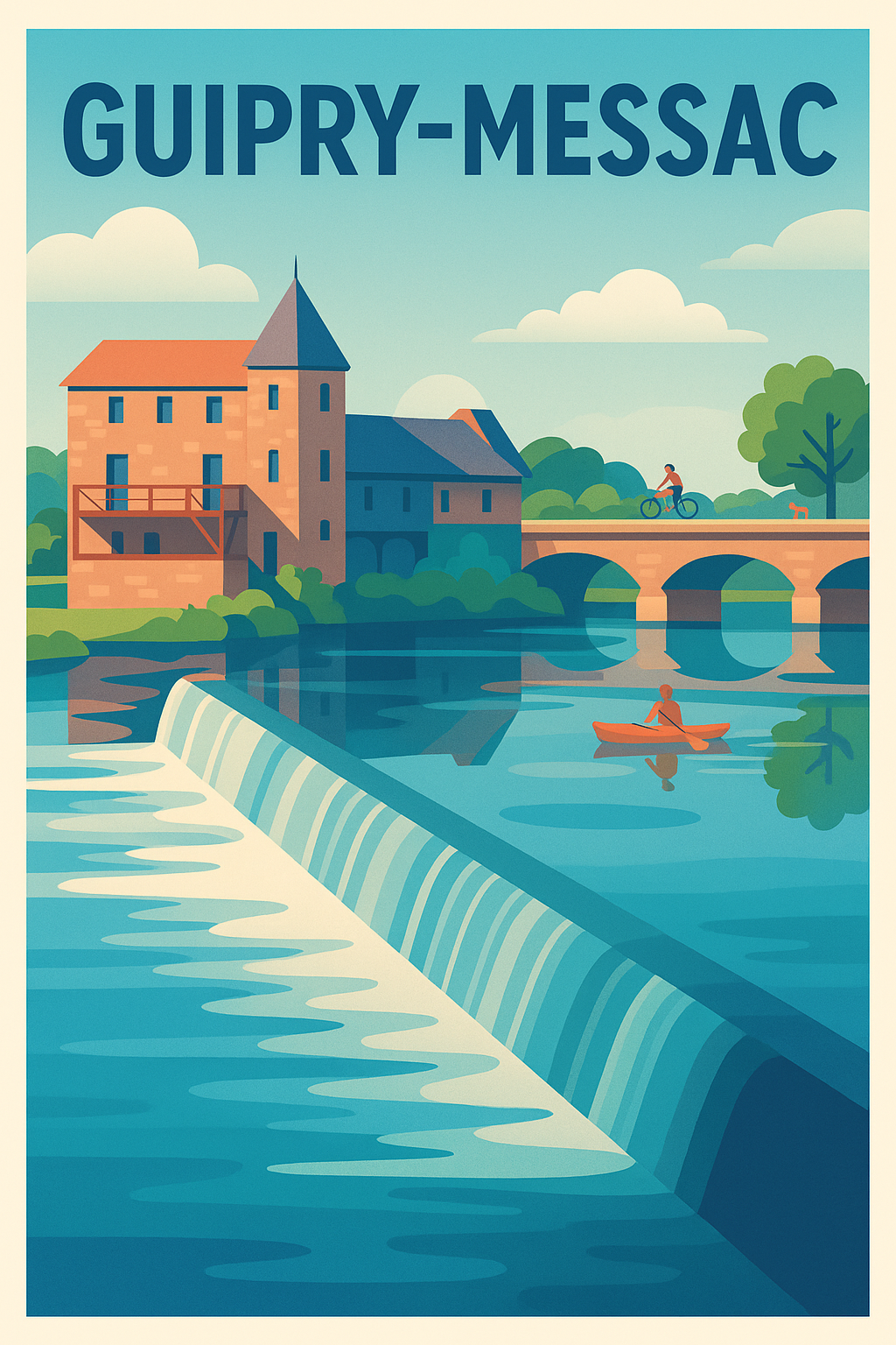 Affiche de Guipry-Messac - Sérénité au fil de l'eau