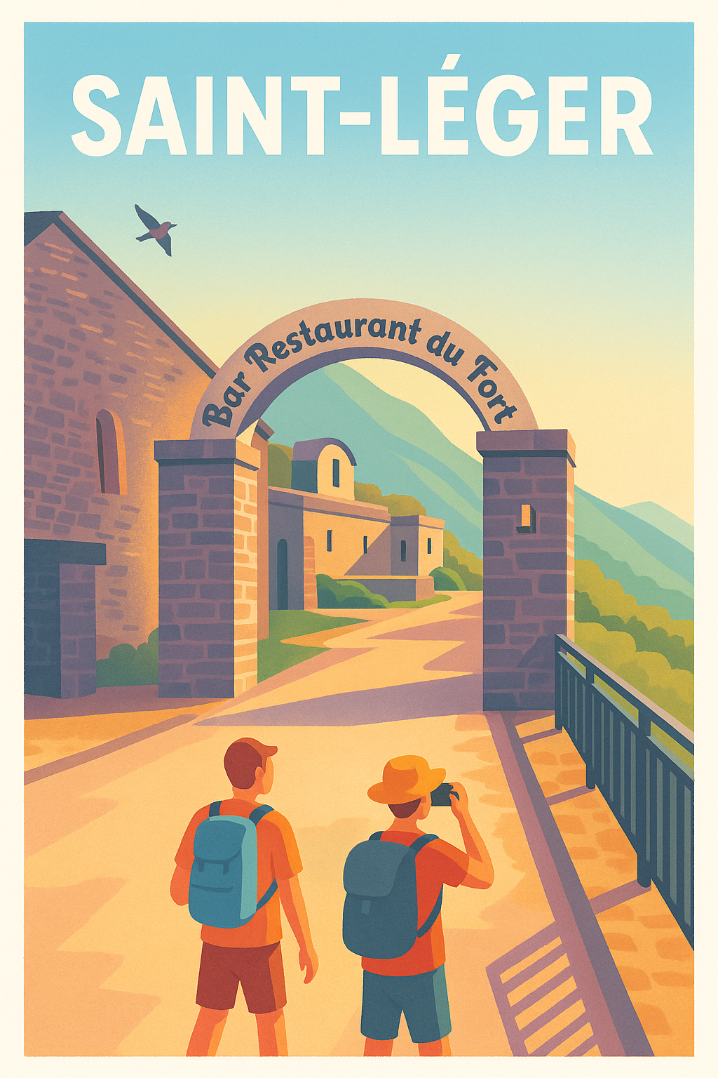 Affiche de Saint-Léger - Escapade à la découverte du Bar Restaurant du Fort