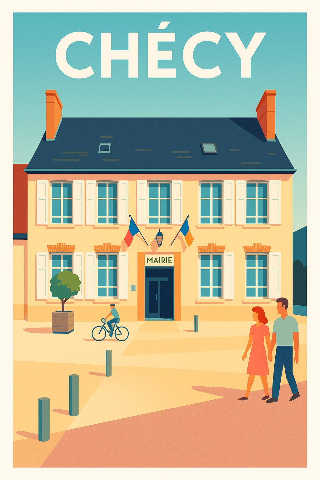 Affiche de Chécy - Charme et douceur de la mairie