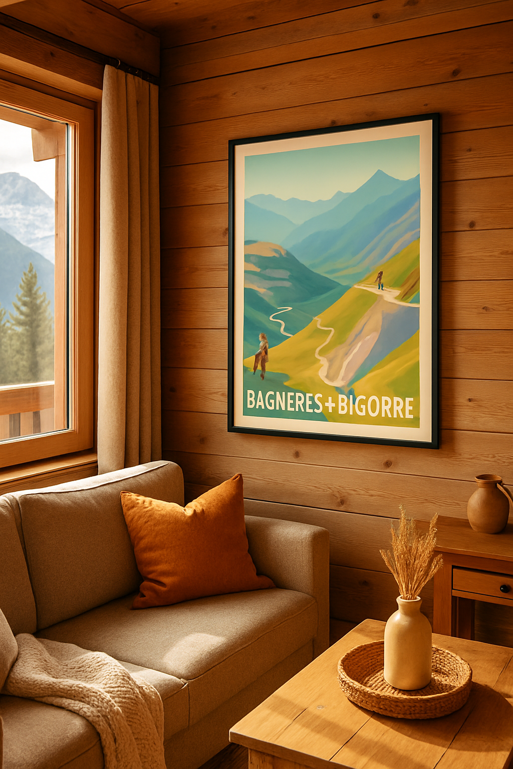 Mise en situation Affiche de Bagnères-de-Bigorre - Panorama naturel à couper le souffle