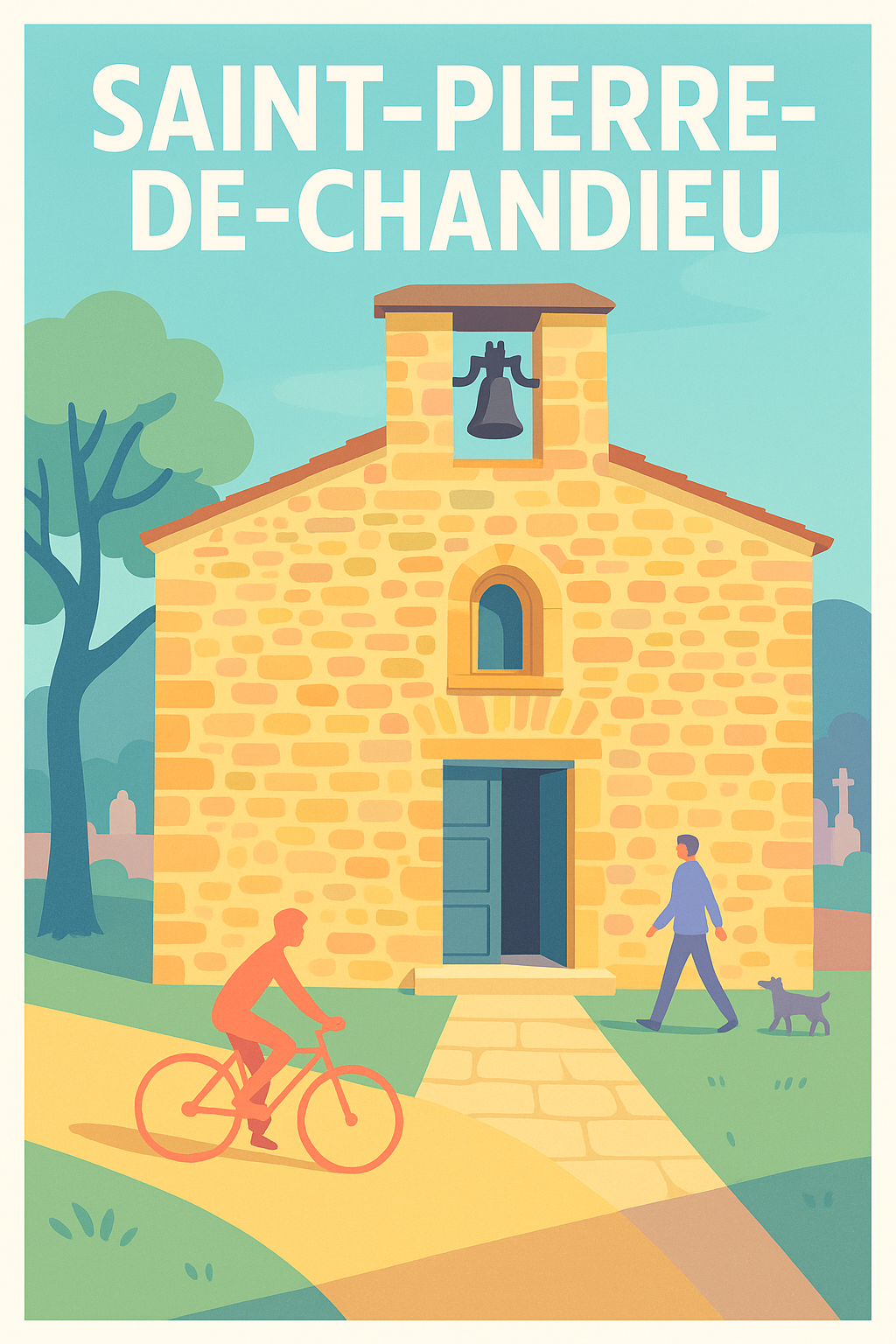 Affiche de Saint-Pierre-de-Chandieu - Charme et sérénité au cœur du village