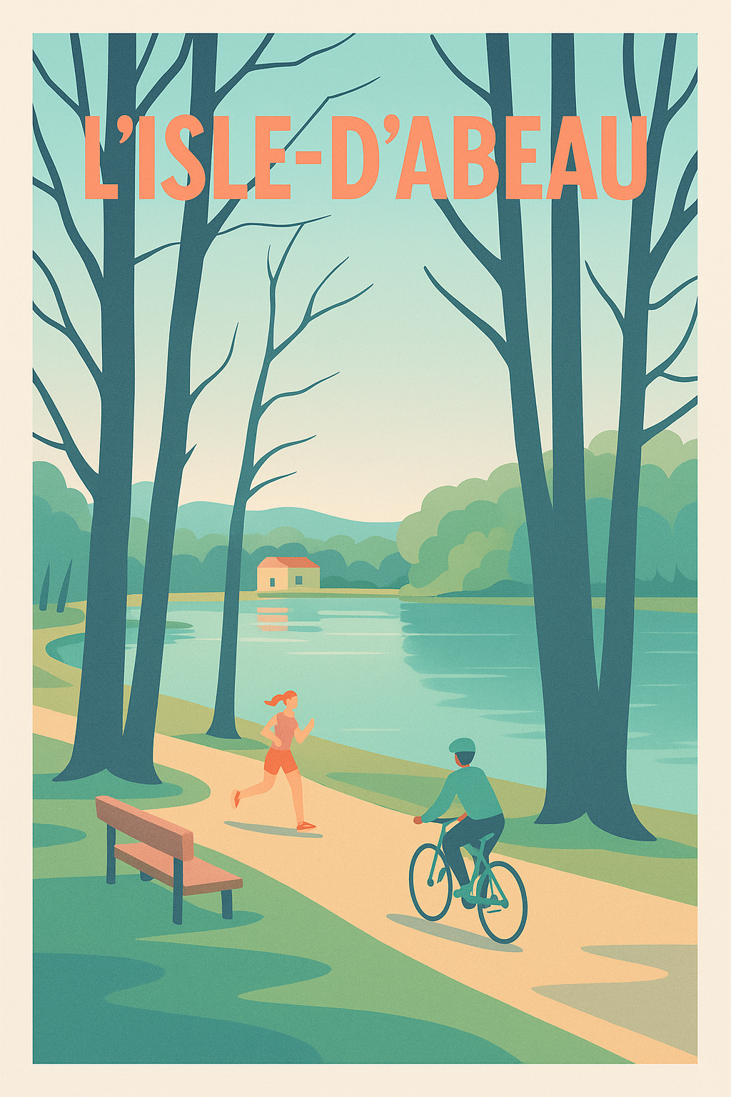 Affiche de L'Isle-d'Abeau - Promenade ressourçante au bord de l'eau
