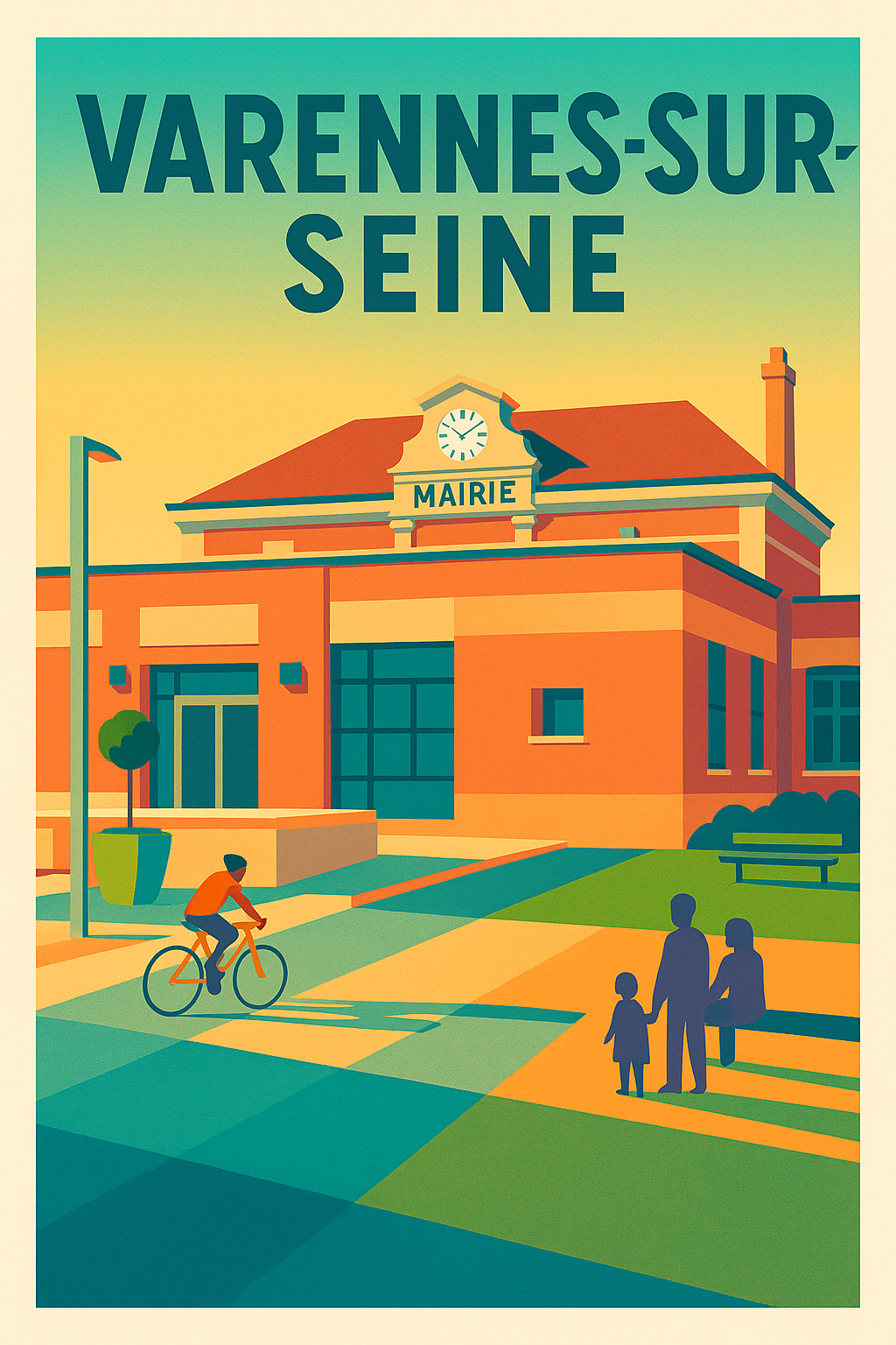 Affiche de Varennes-sur-Seine - Charme et quiétude au cœur de la mairie