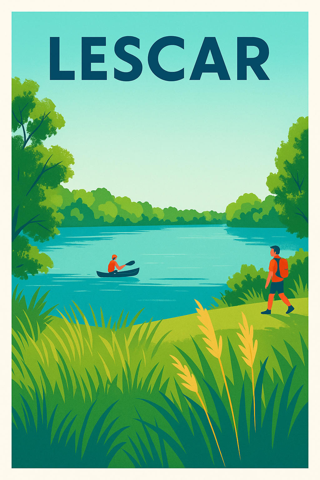 Affiche de Lescar - Évasion Nature au Cœur des Rives