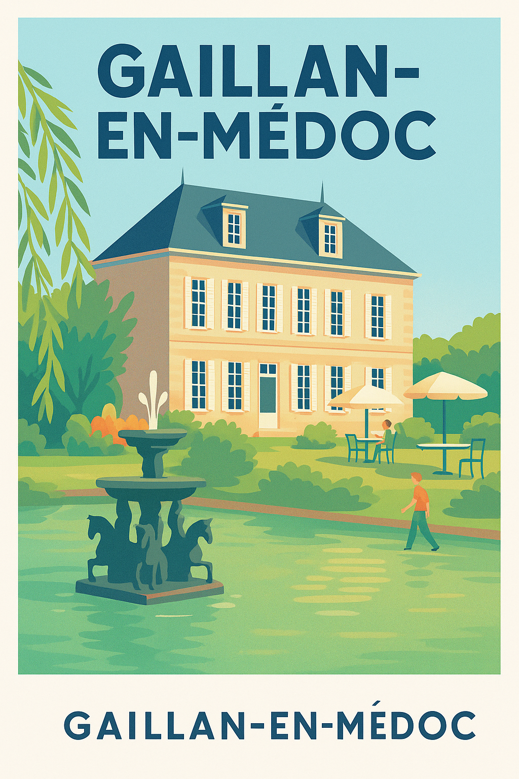 Affiche de Gaillan-en-Médoc - Charme et sérénité au cœur du Médoc