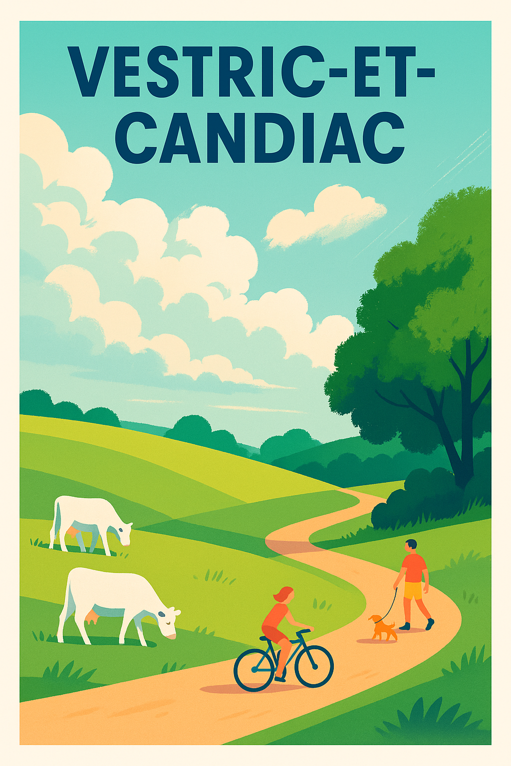 Affiche de Vestric-et-Candiac - Échappée bucolique au cœur de la nature