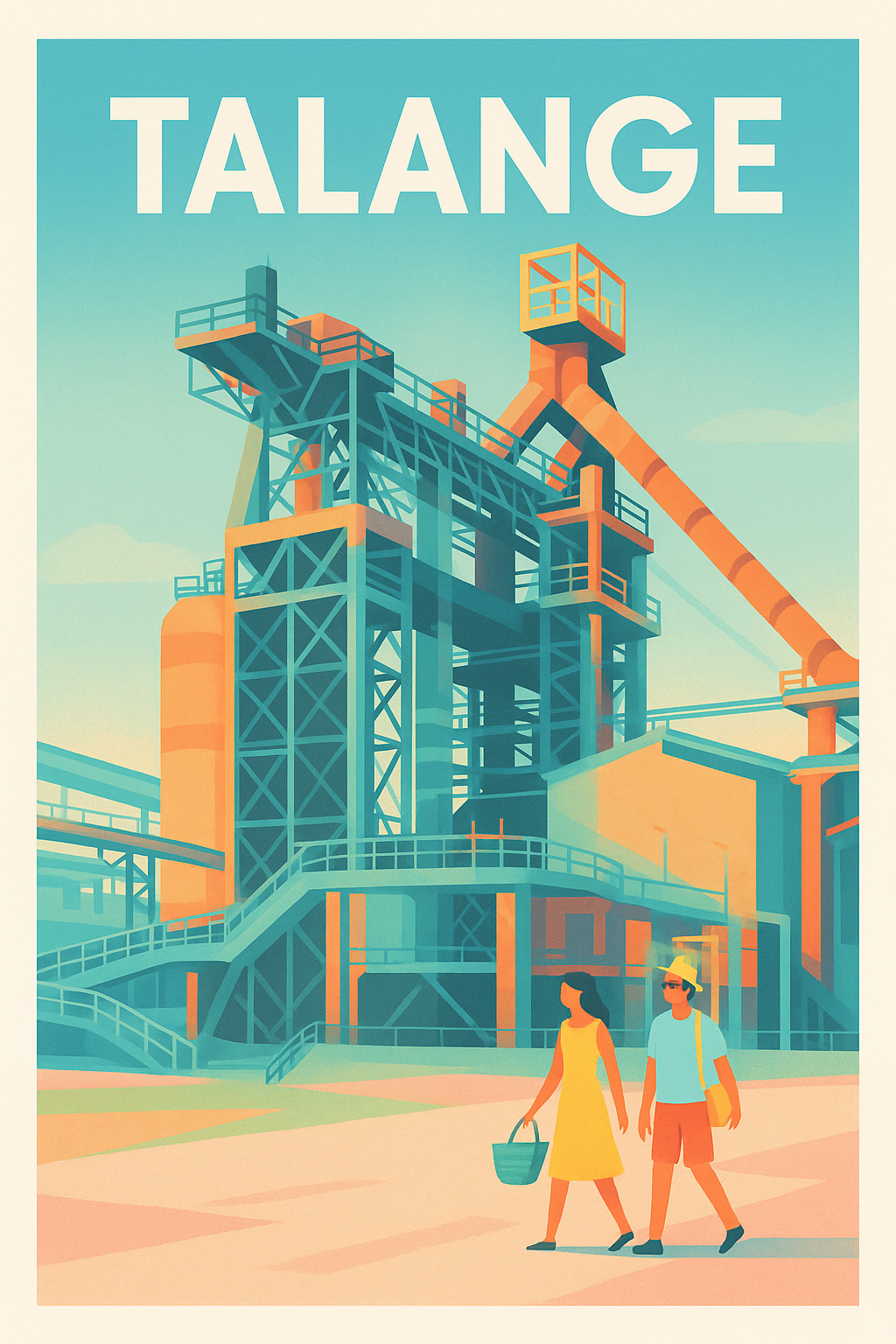 Affiche de Talange - Un patrimoine industriel revisité