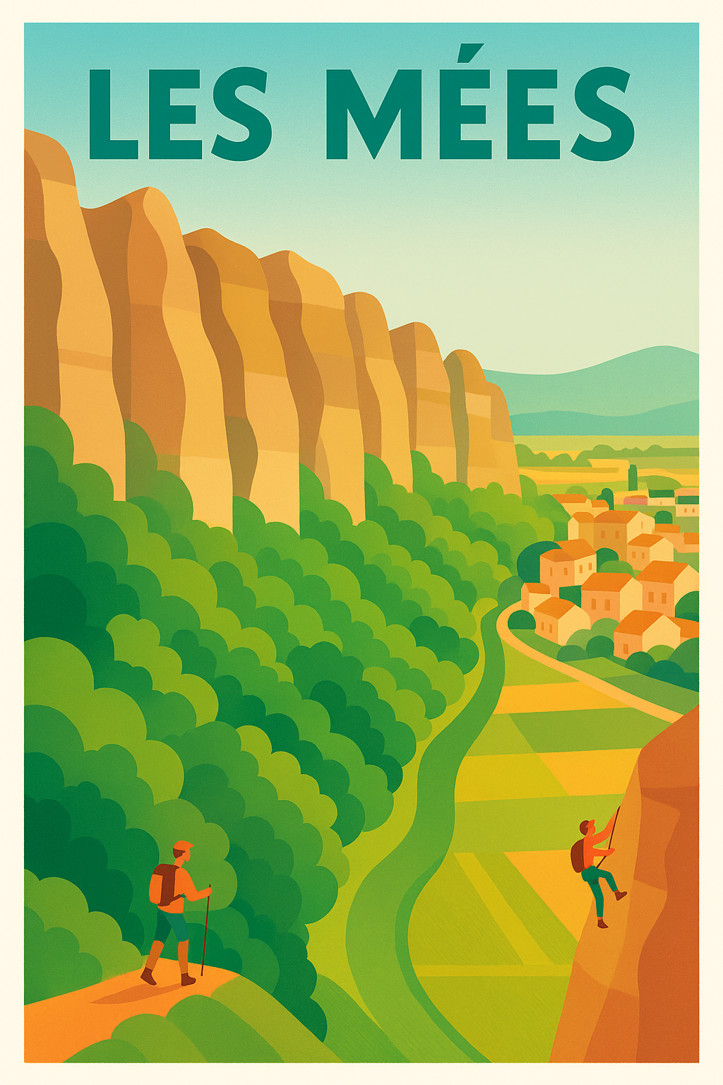 Affiche de Les Mées - Aventure au cœur des falaises emblématiques