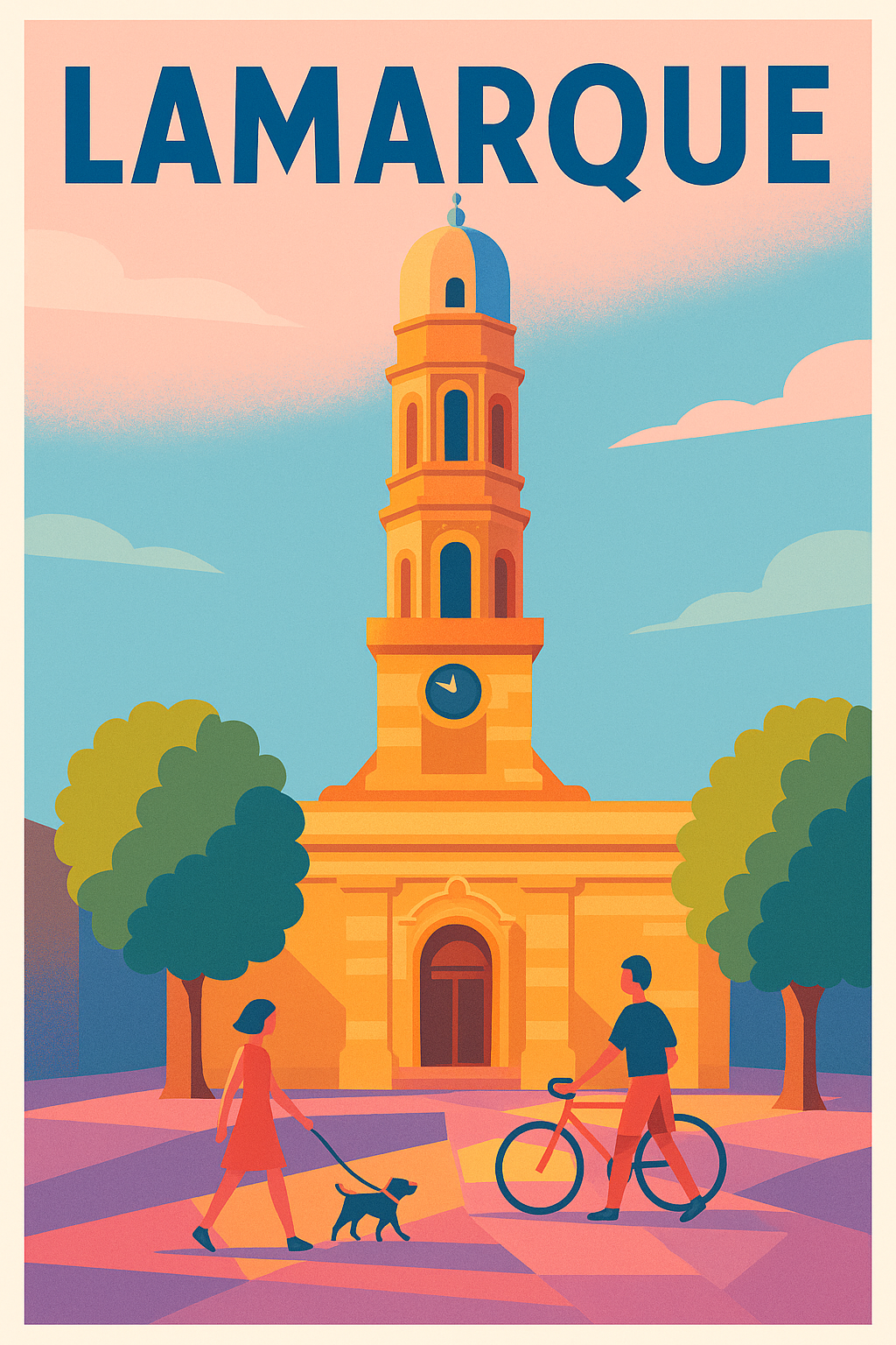 Affiche de Lamarque - Charme intemporel au cœur de la ville