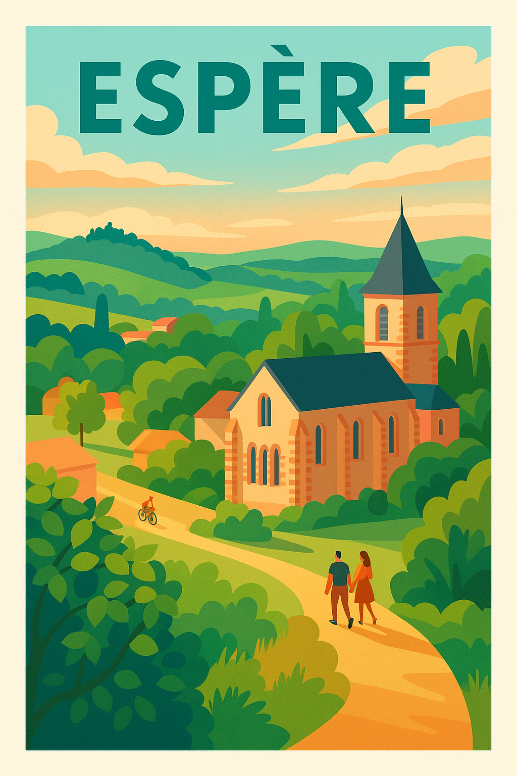 Affiche de Espère - Charme bucolique au cœur de la campagne