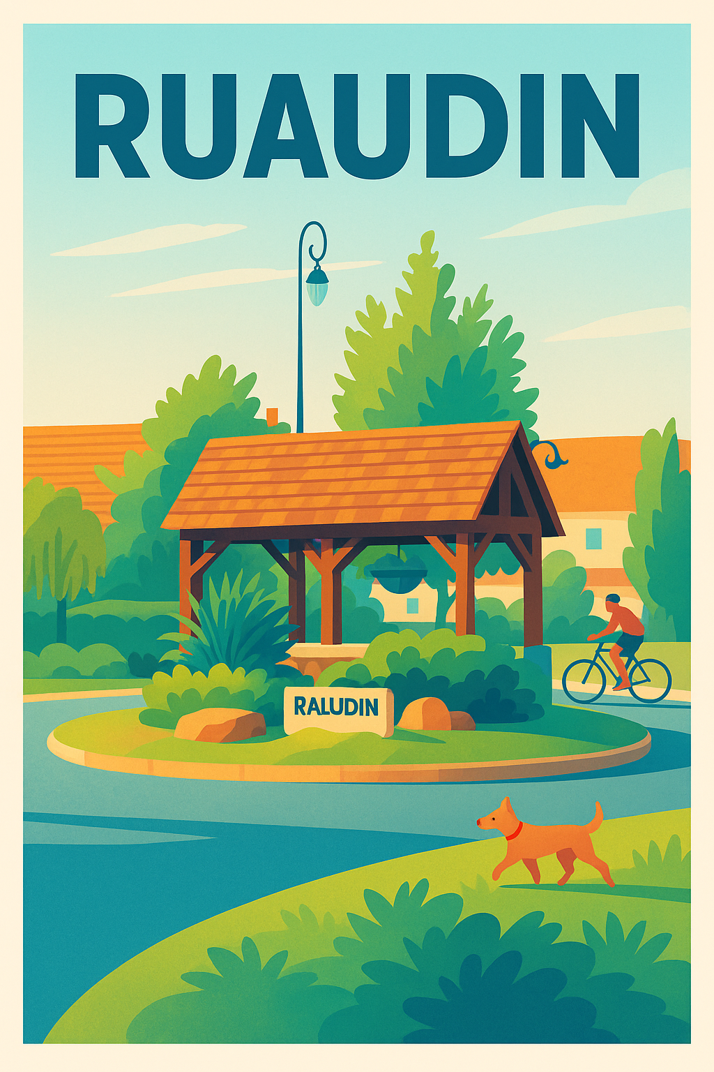 Affiche de Ruaudin - Charme et douceur de vivre à la campagne