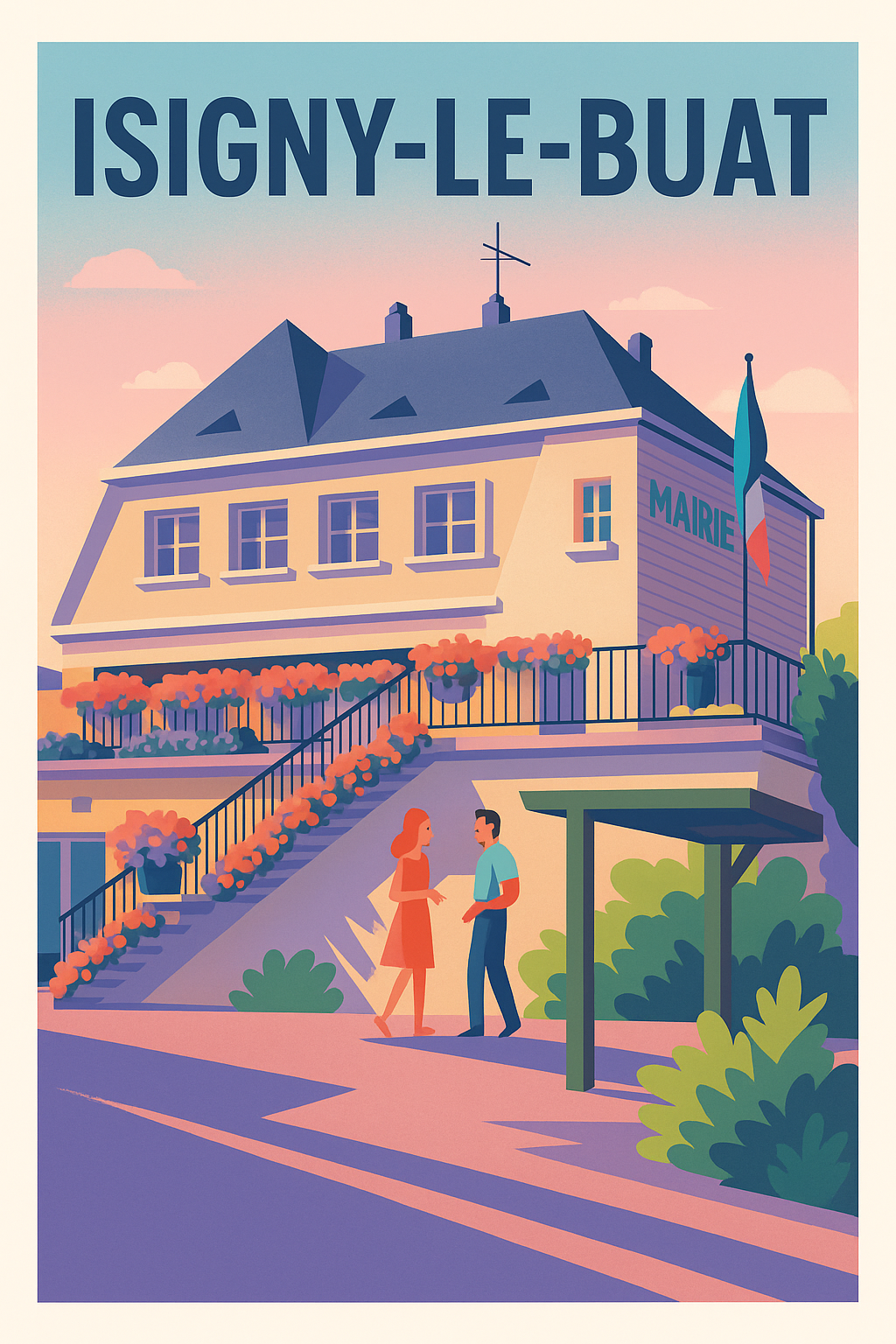 Affiche de Isigny-le-Buat - Charme et douceur d'une mairie paisible