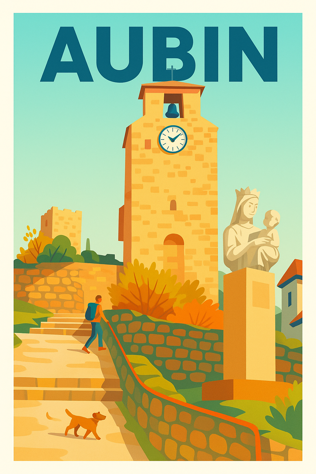 Affiche de Aubin - Un voyage au cœur du patrimoine local