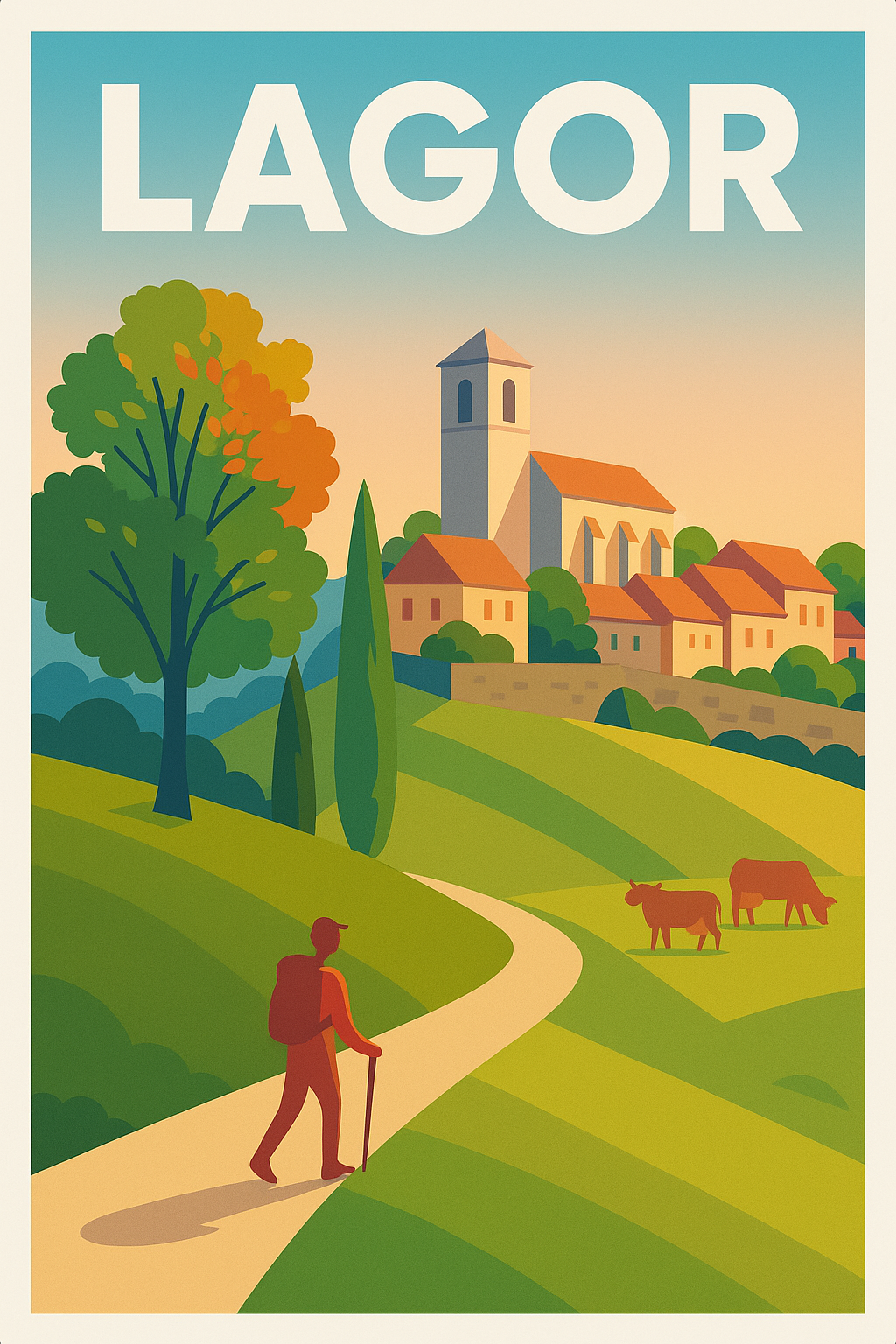 Affiche de Lagor - L'évasion paisible au cœur de la nature