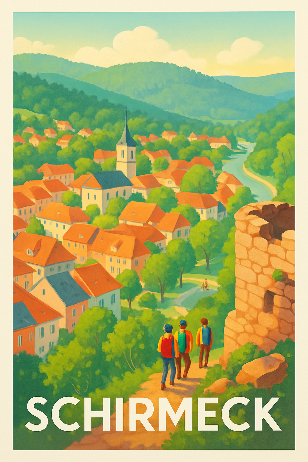 Affiche de Schirmeck - Village paisible au cœur des Vosges