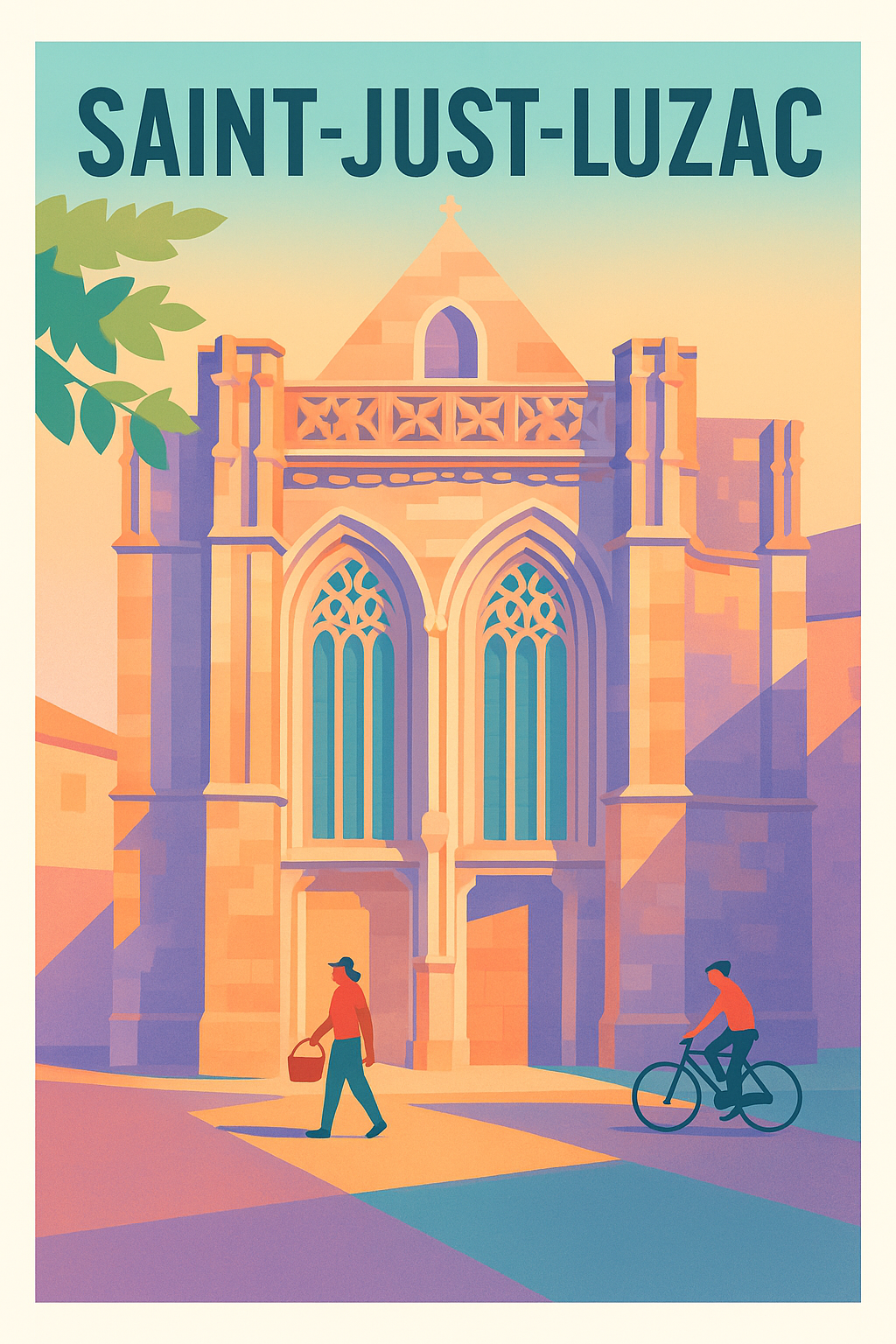Affiche de Saint-Just-Luzac - Charme et sérénité en lumière douce