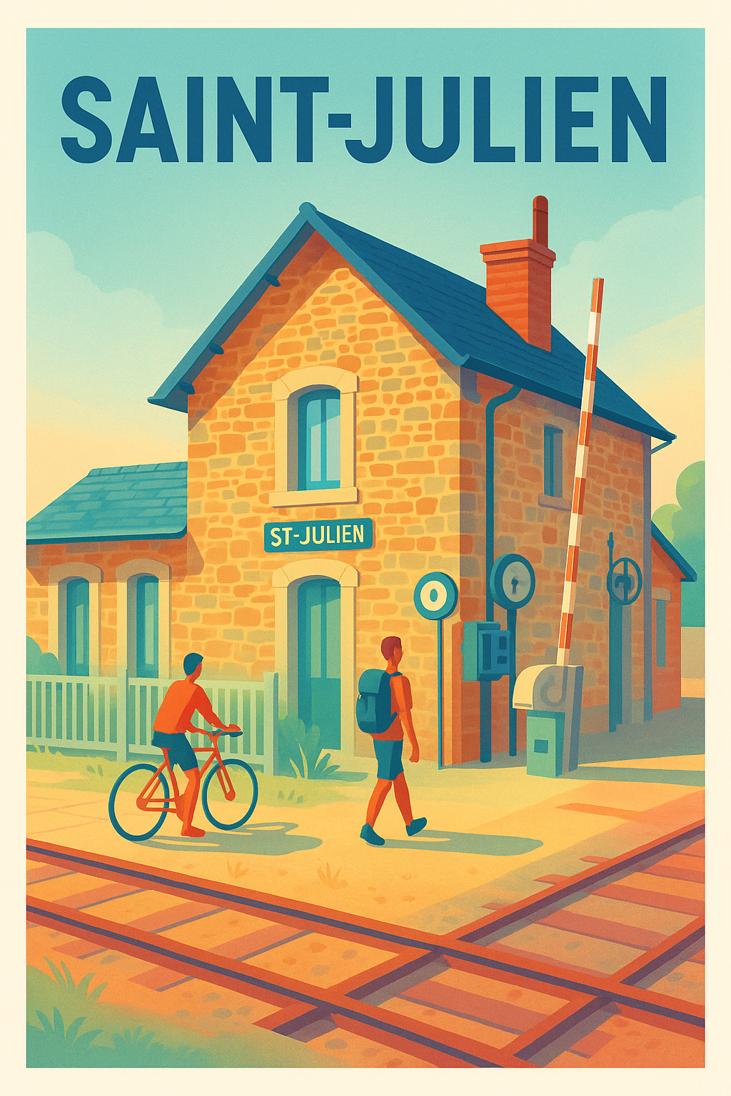 Affiche de Saint-Julien - Charme et Quiétude envoie de voie