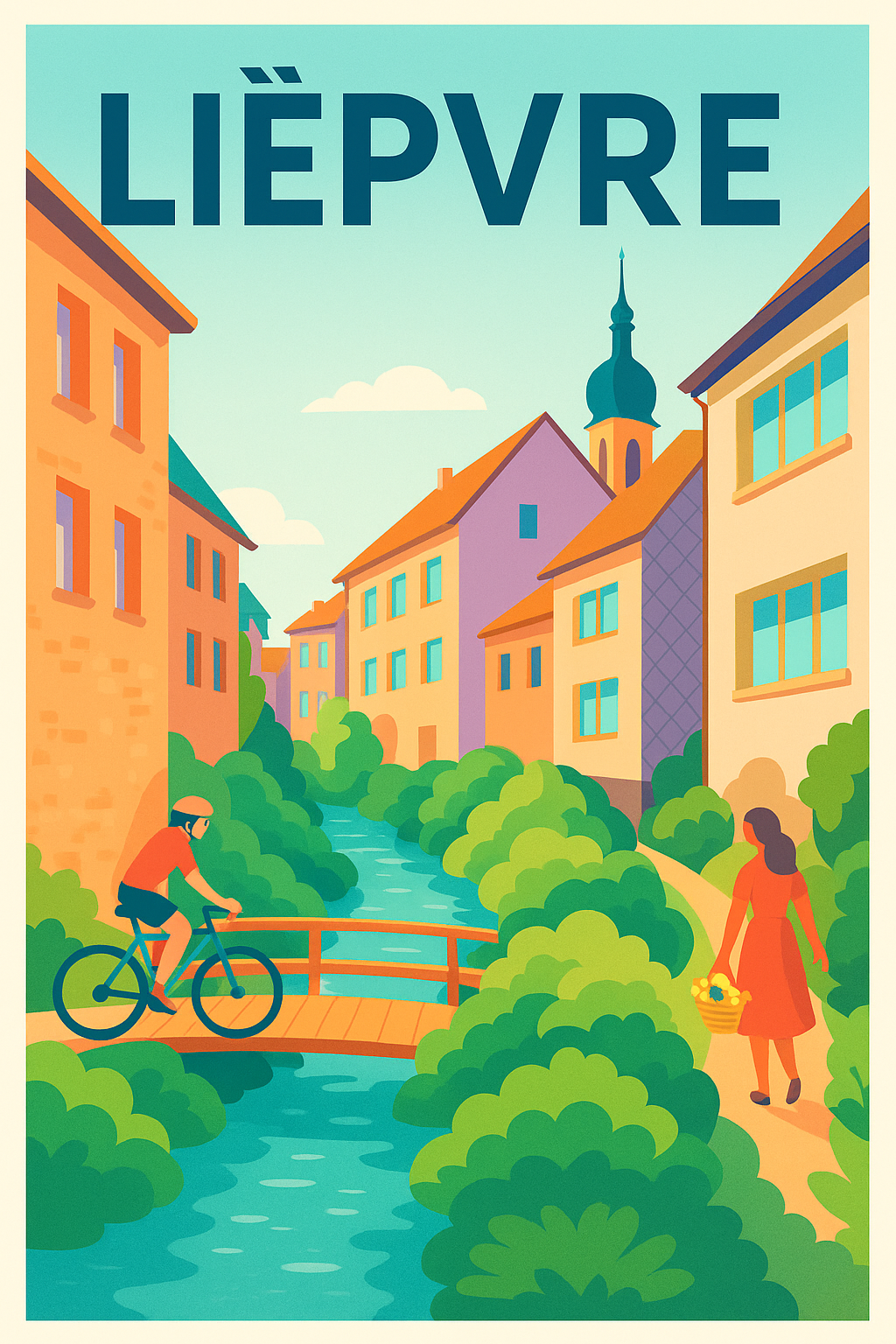 Affiche de Lièpvre - Charme bucolique au fil de l'eau